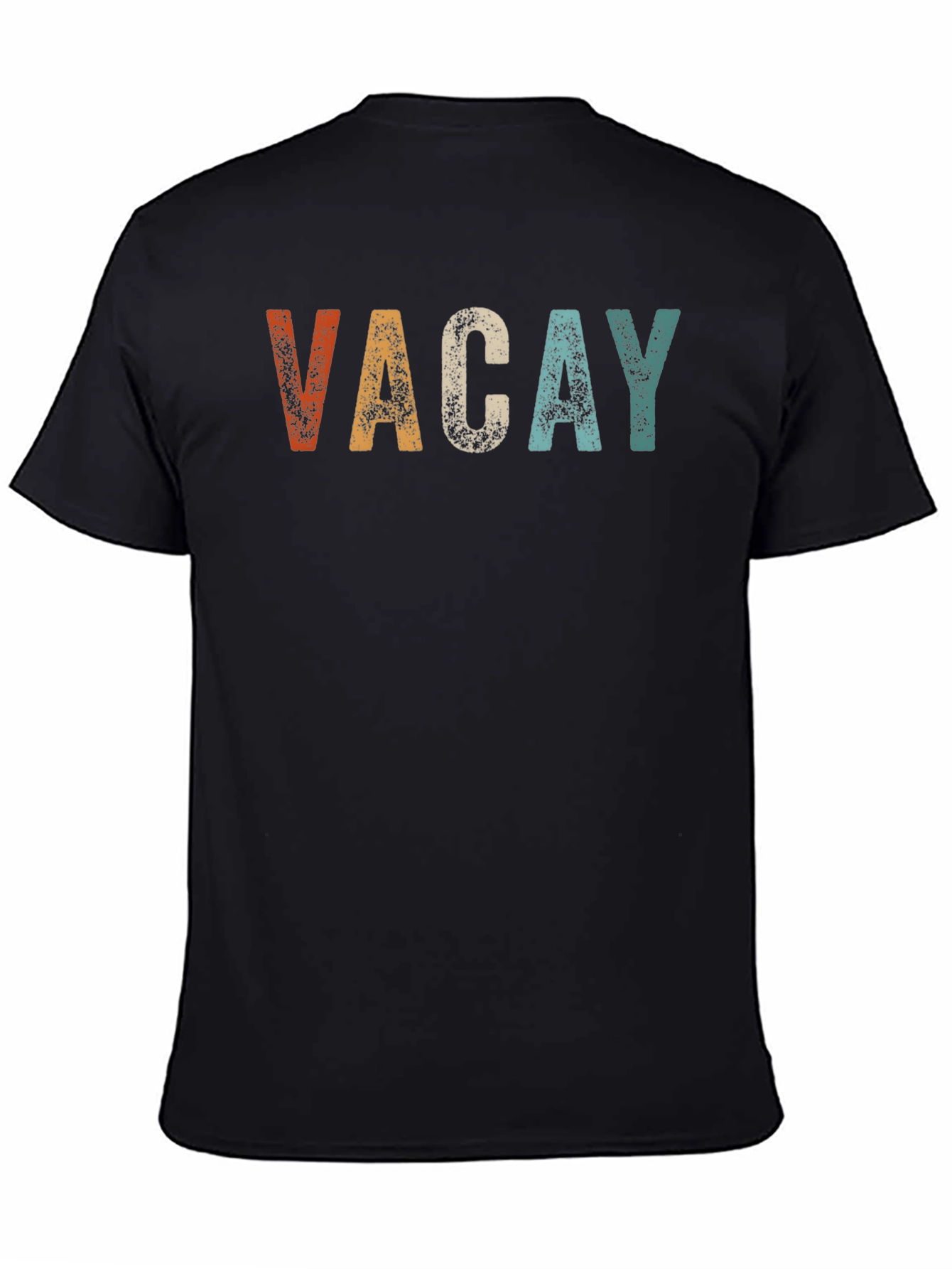 Vacay Vintage Style T-Shirt - Black