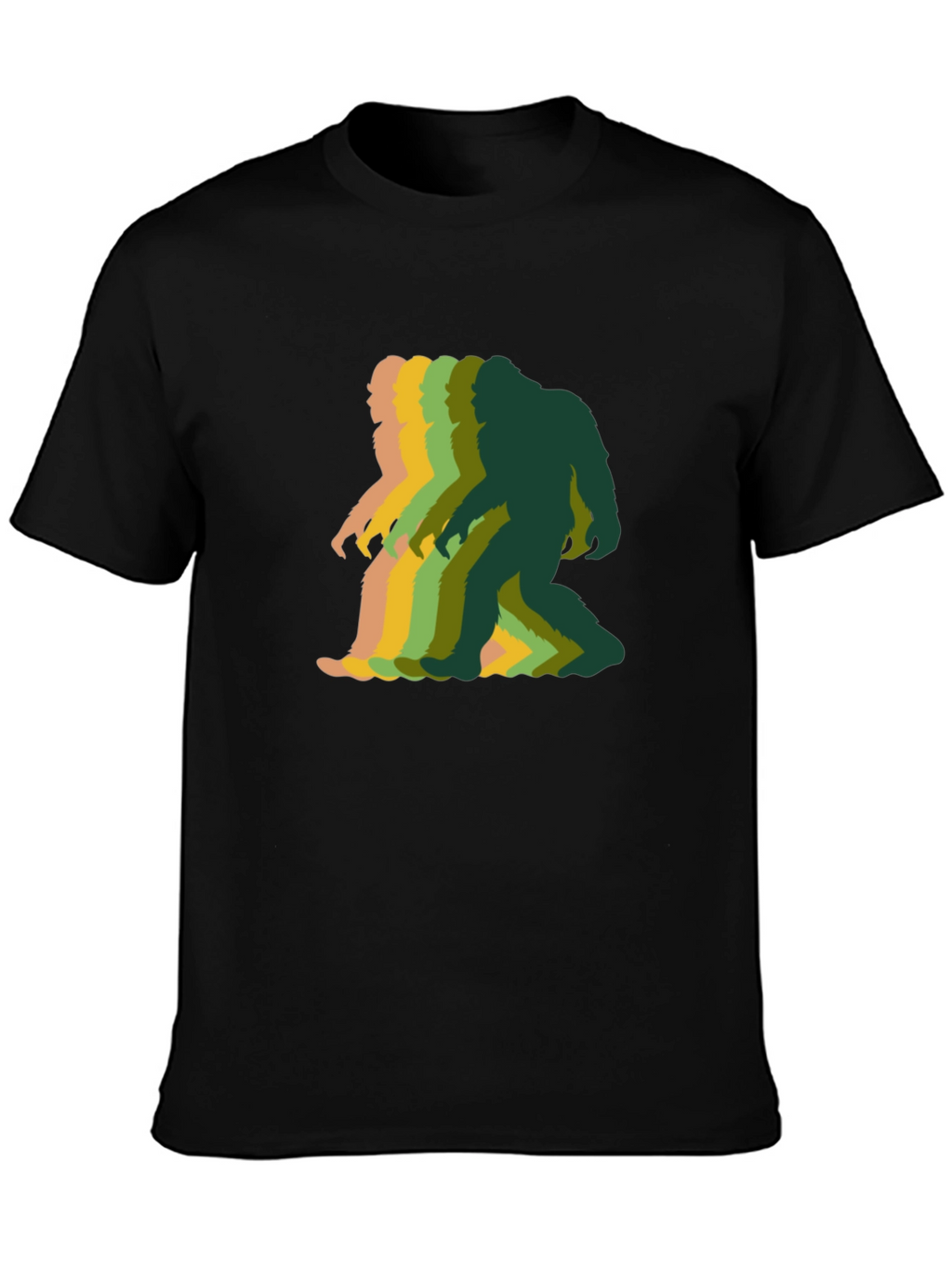 Retro Bigfoot T-Shirt - Funky Sasquatch Graphic Tee