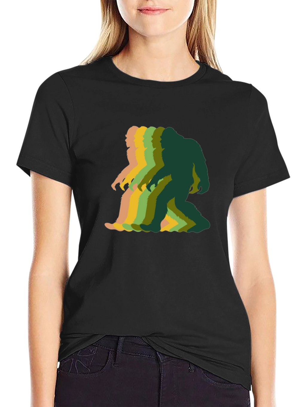 Retro Bigfoot T-Shirt - Funky Sasquatch Graphic Tee