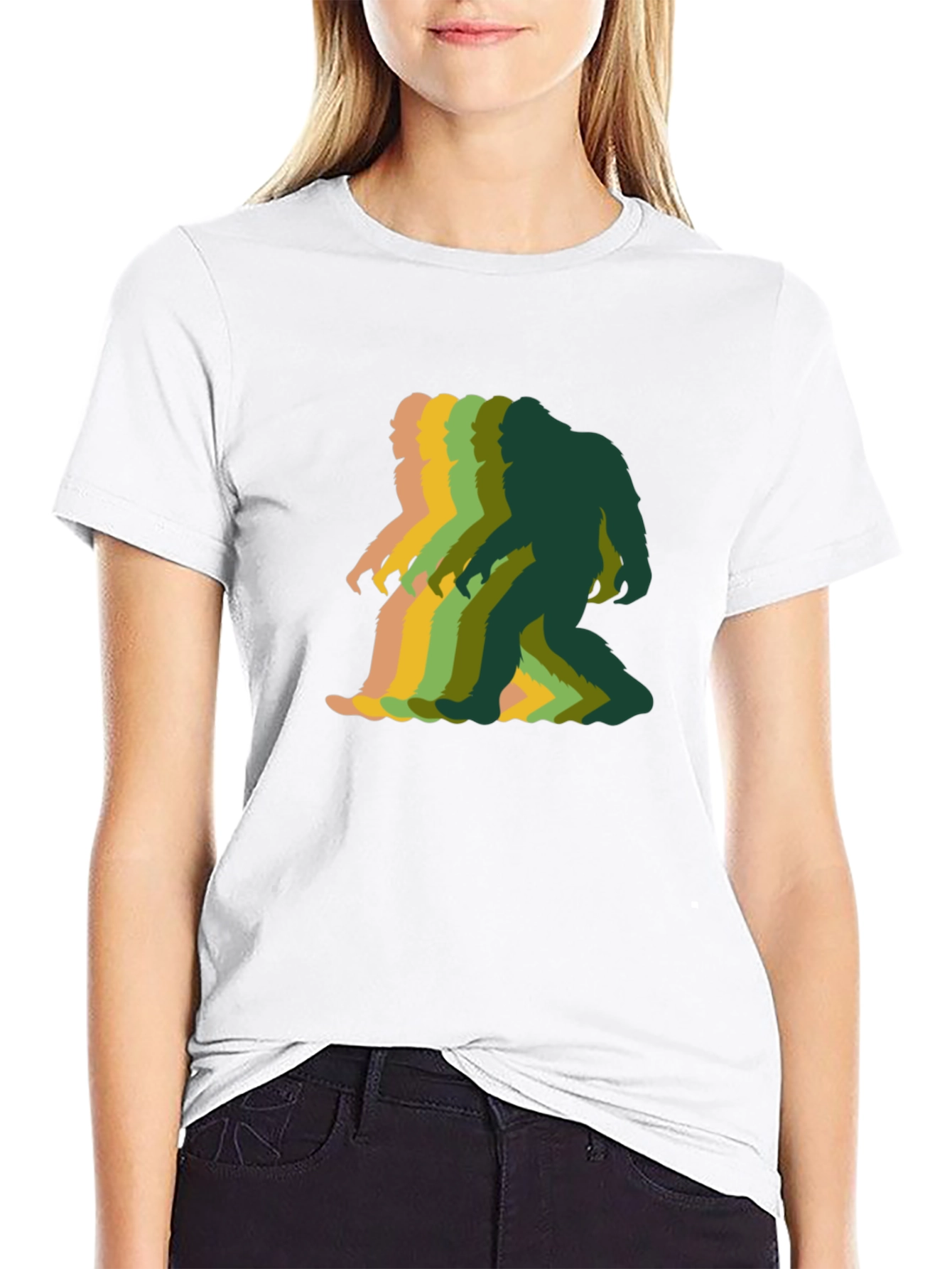 Retro Bigfoot T-Shirt - Funky Sasquatch Graphic Tee