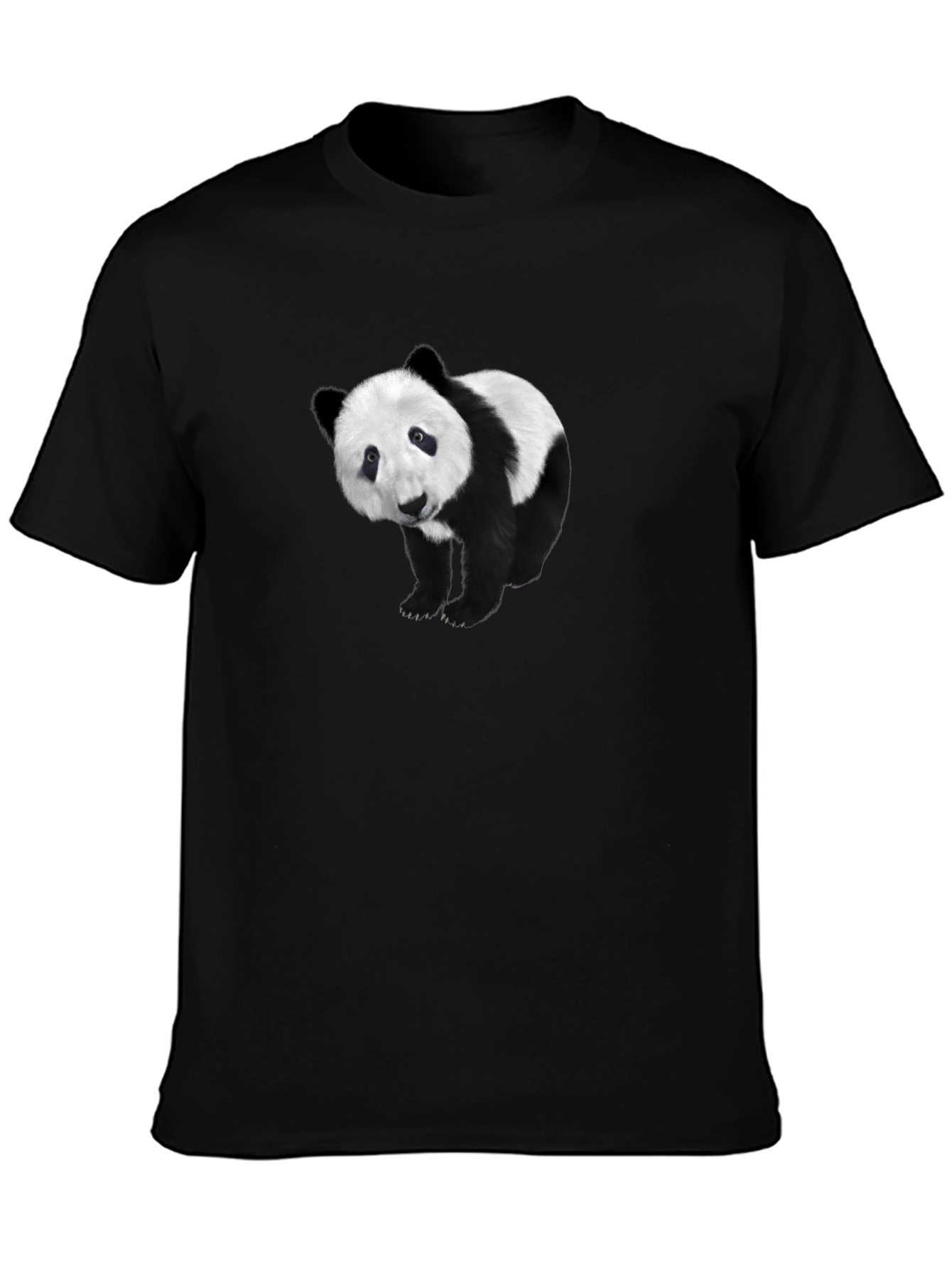 Panda Bear Graphic Print T-Shirt