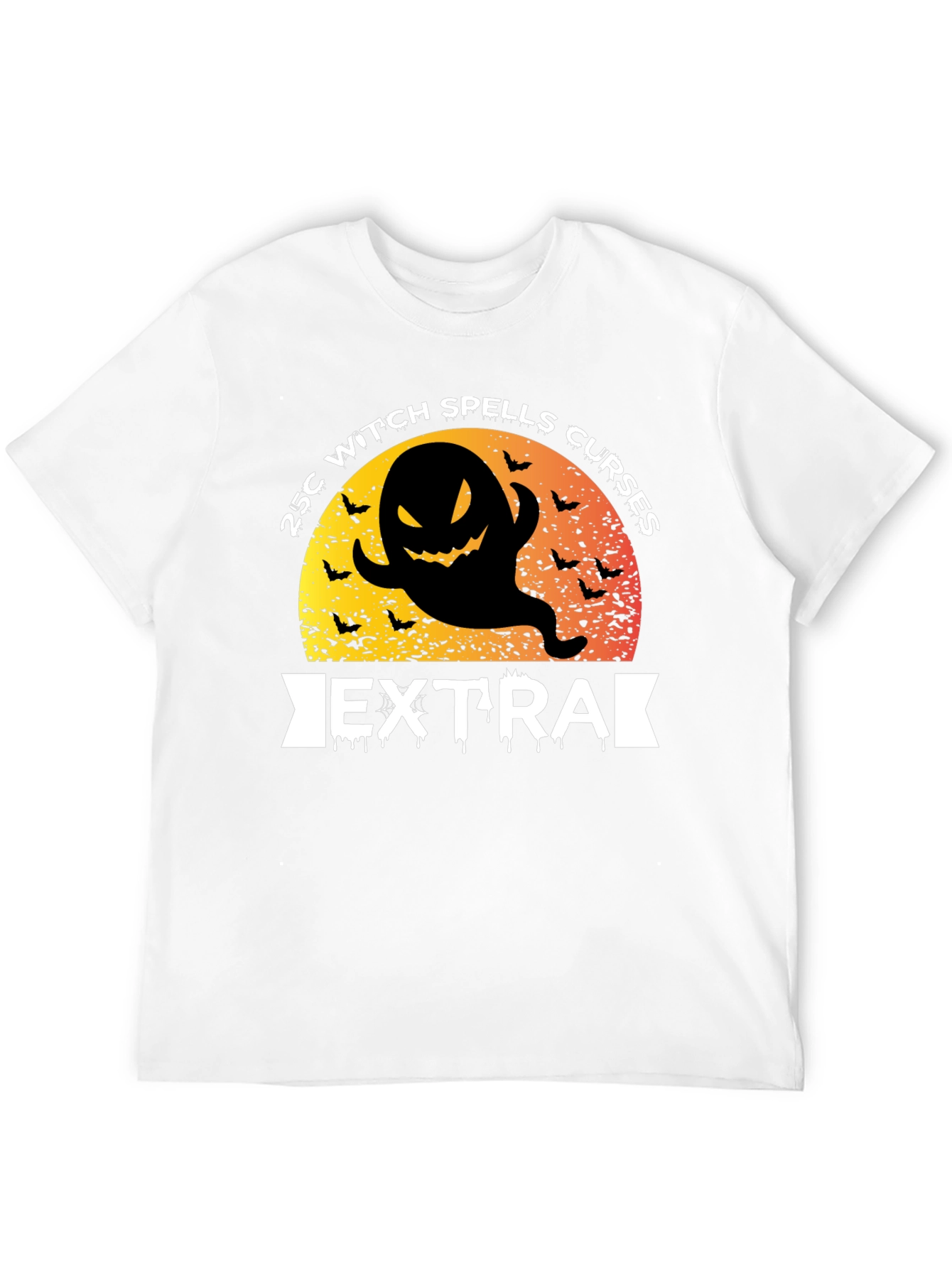 Halloween Witch Spells Curses Extra Black T-Shirt