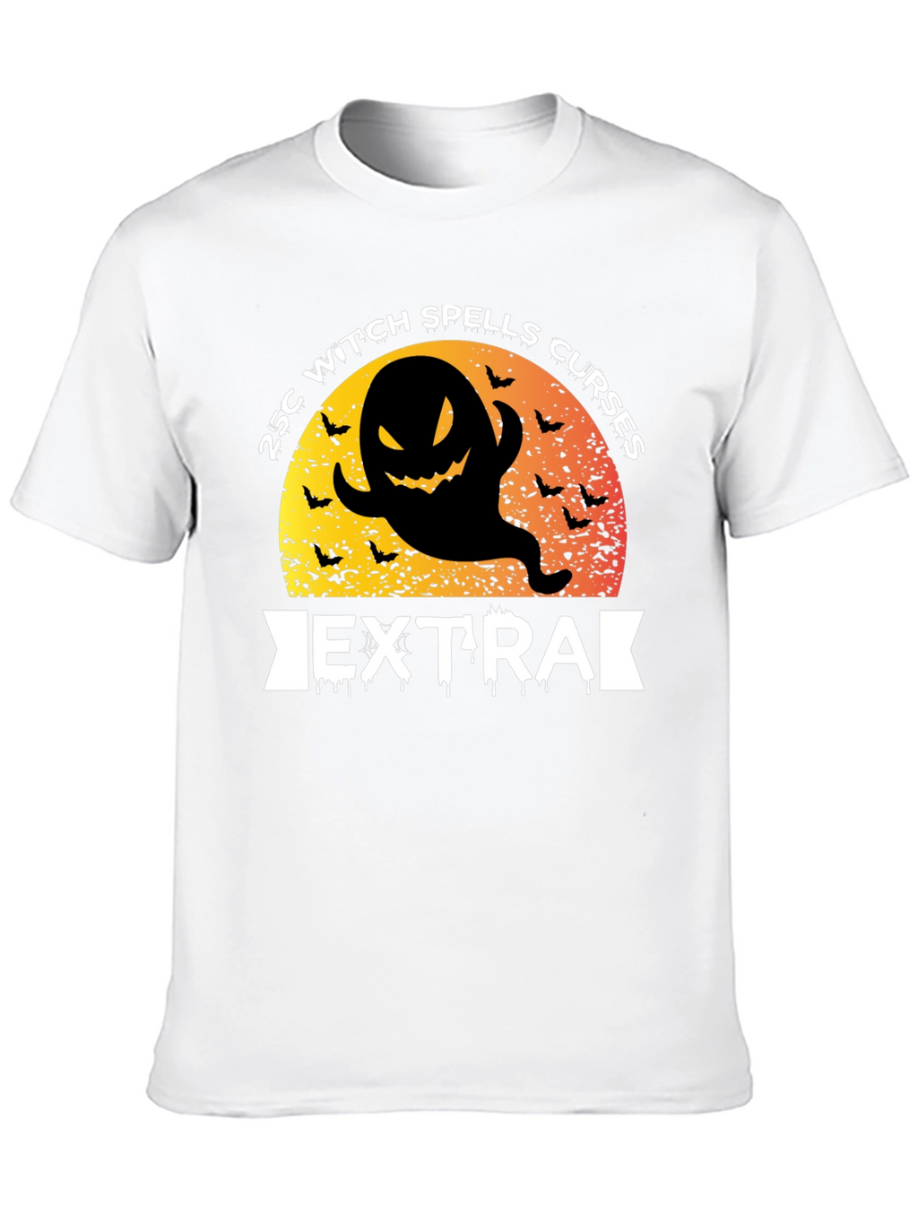 Halloween Witch Spells Curses Extra Black T-Shirt