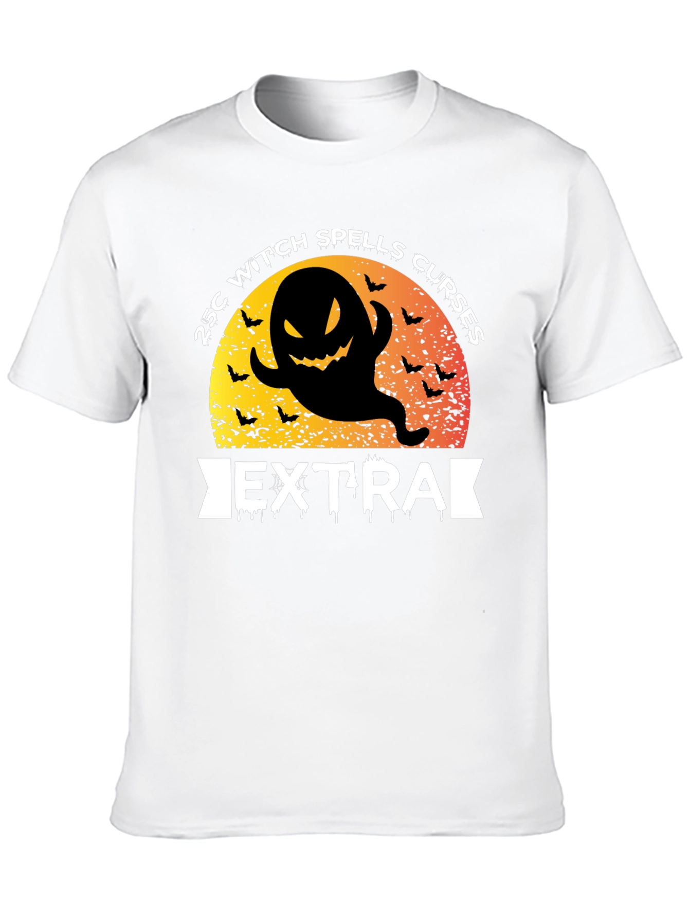 Halloween Witch Spells Curses Extra Black T-Shirt