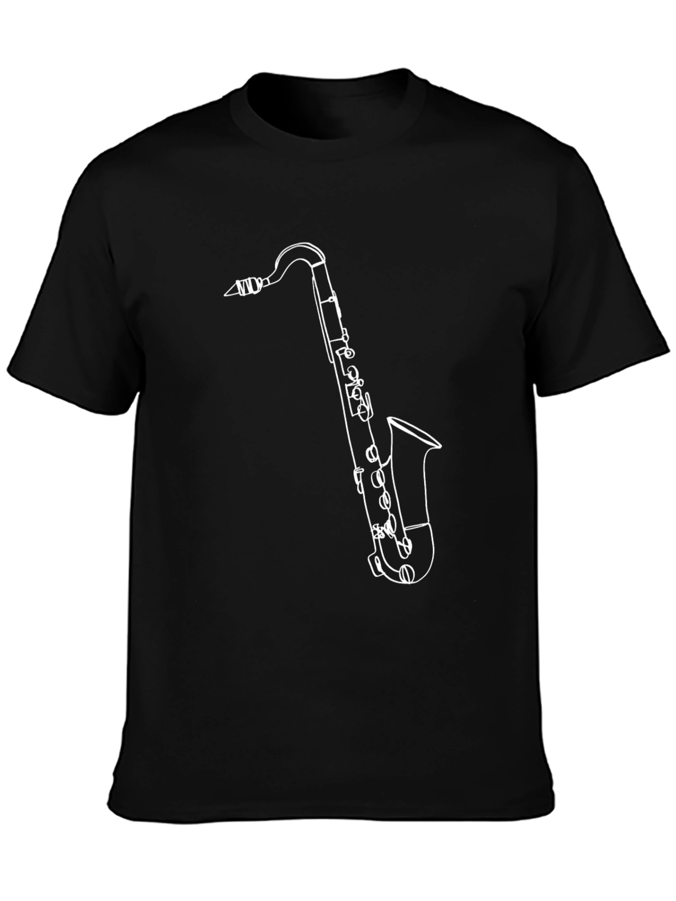 Saxophone Graphic Tee - Cool Music Lover Shirt