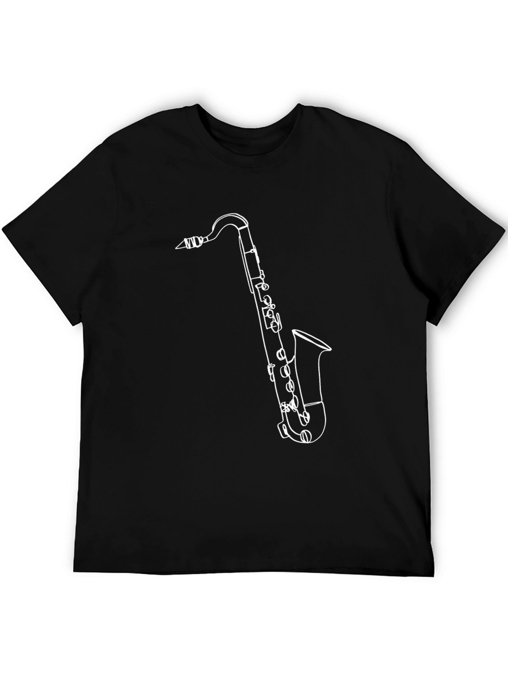 Saxophone Graphic Tee - Cool Music Lover Shirt