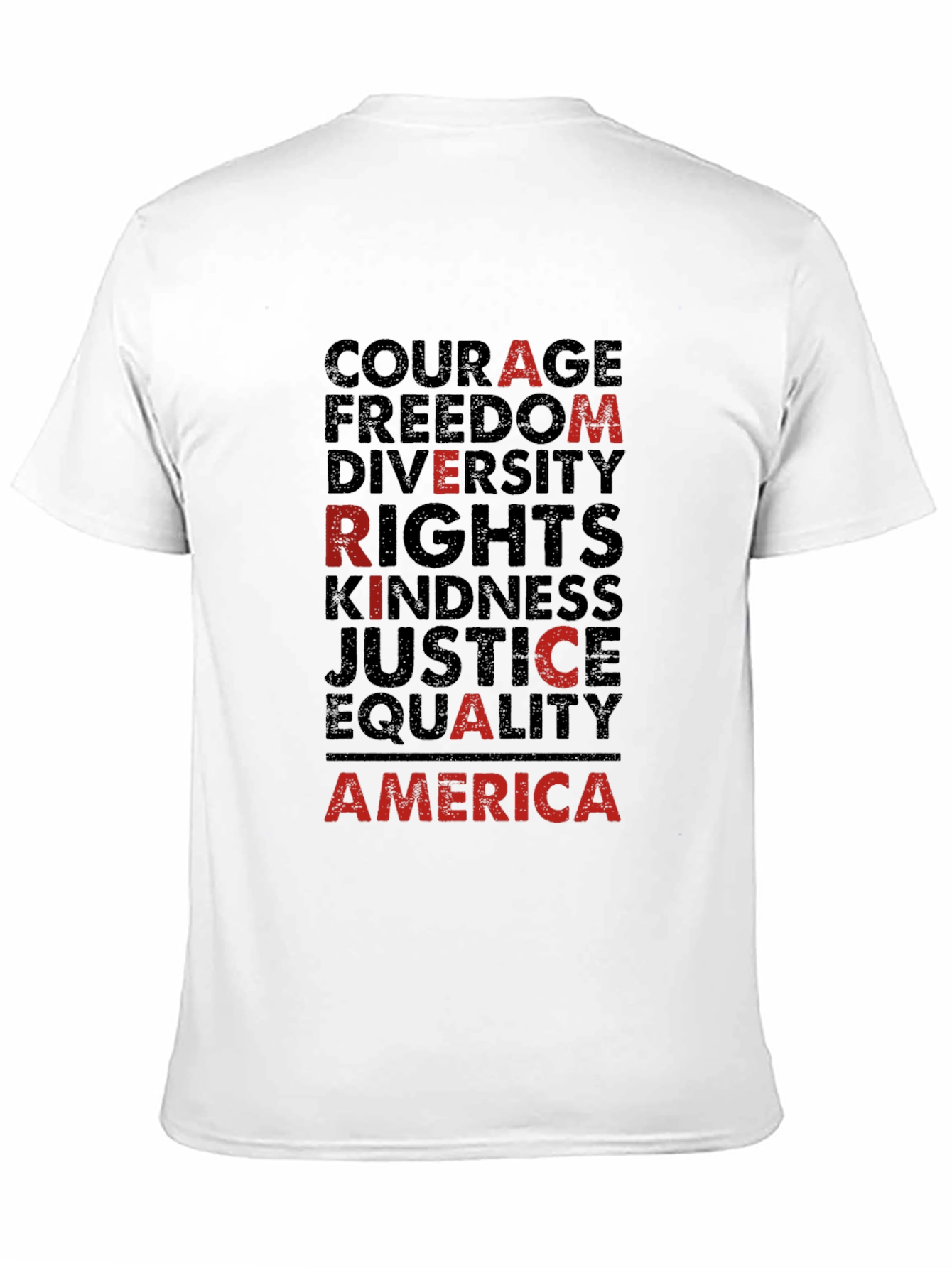 America Values Black Graphic Tee