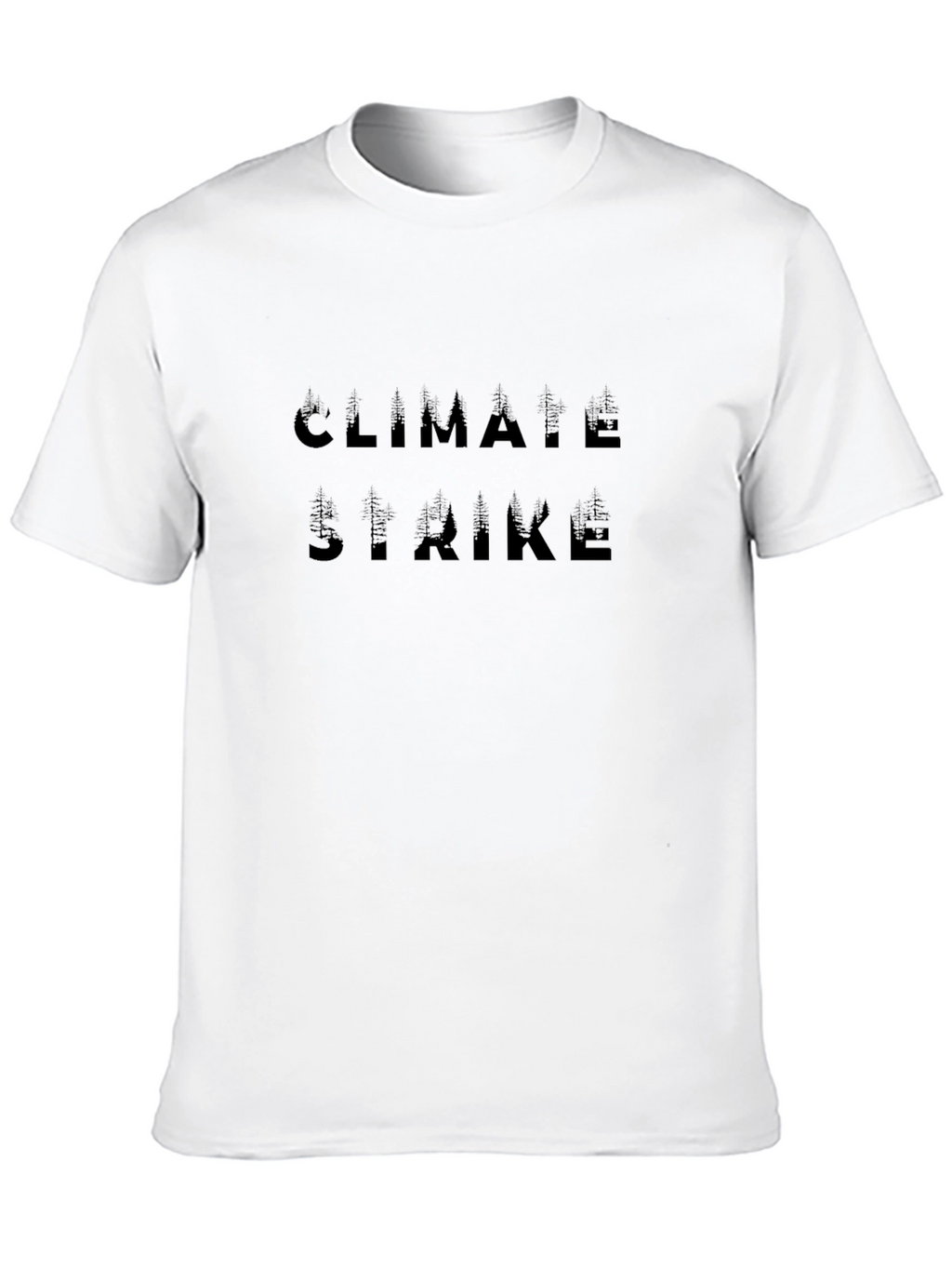 Climate Strike Graphic Tee - Black Activism Shirt