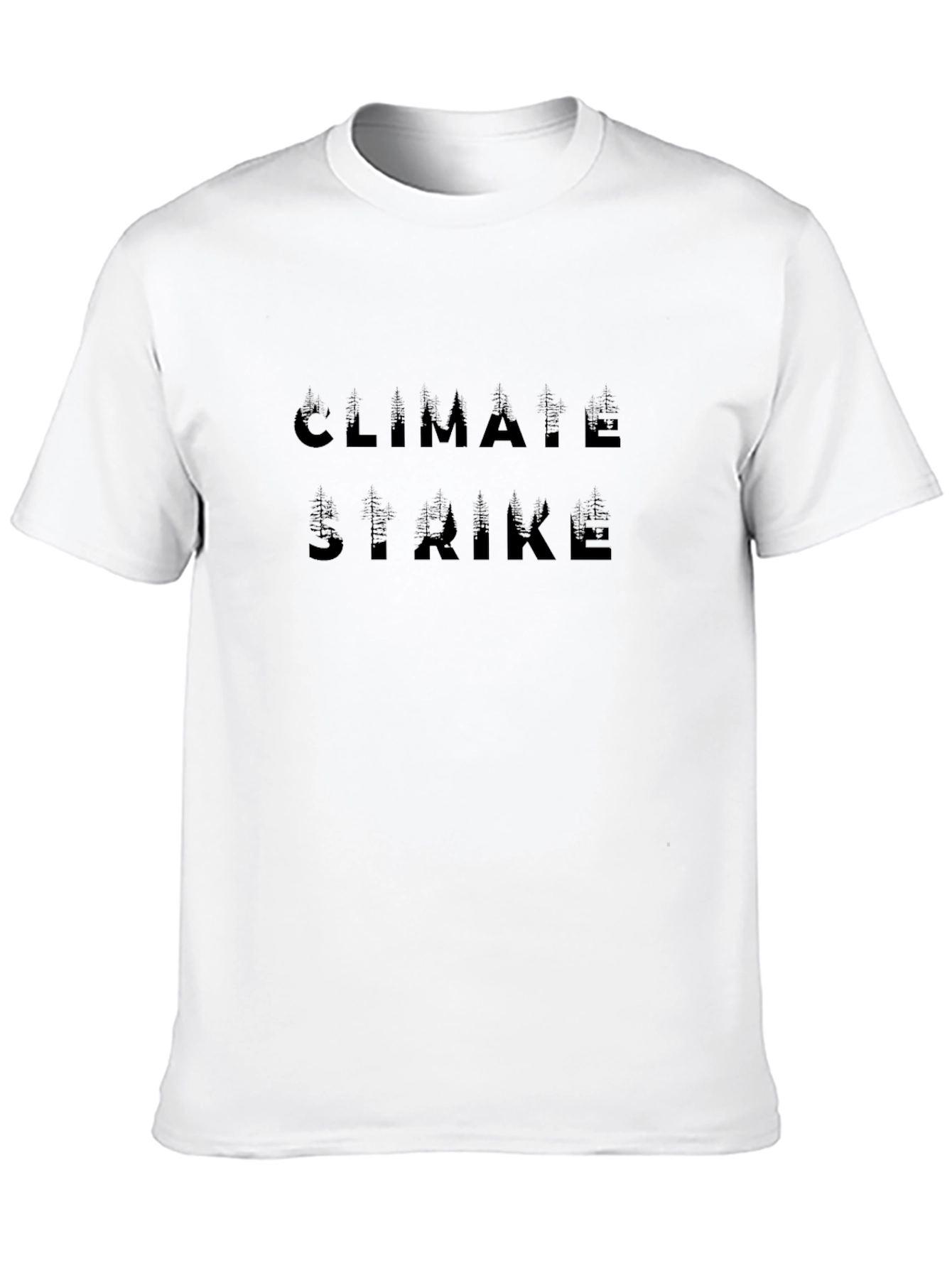 Climate Strike Graphic Tee - Black Activism Shirt