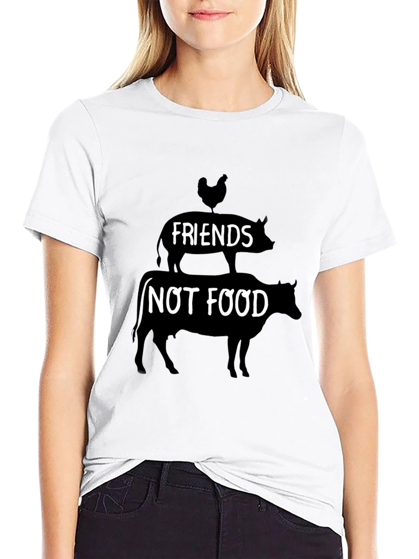 Vegan Friends Not Food T-Shirt