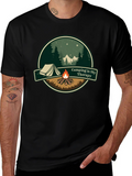 Camping is My Therapy Graphic T-Shirt