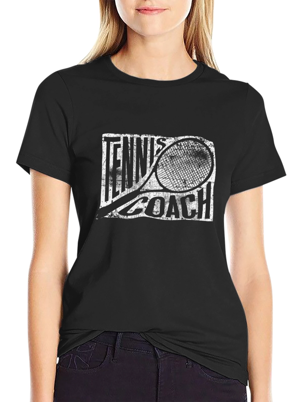 Tennis Coach Graphic T-Shirt