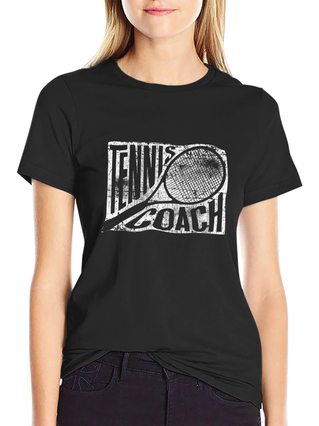 Tennis Coach Graphic T-Shirt