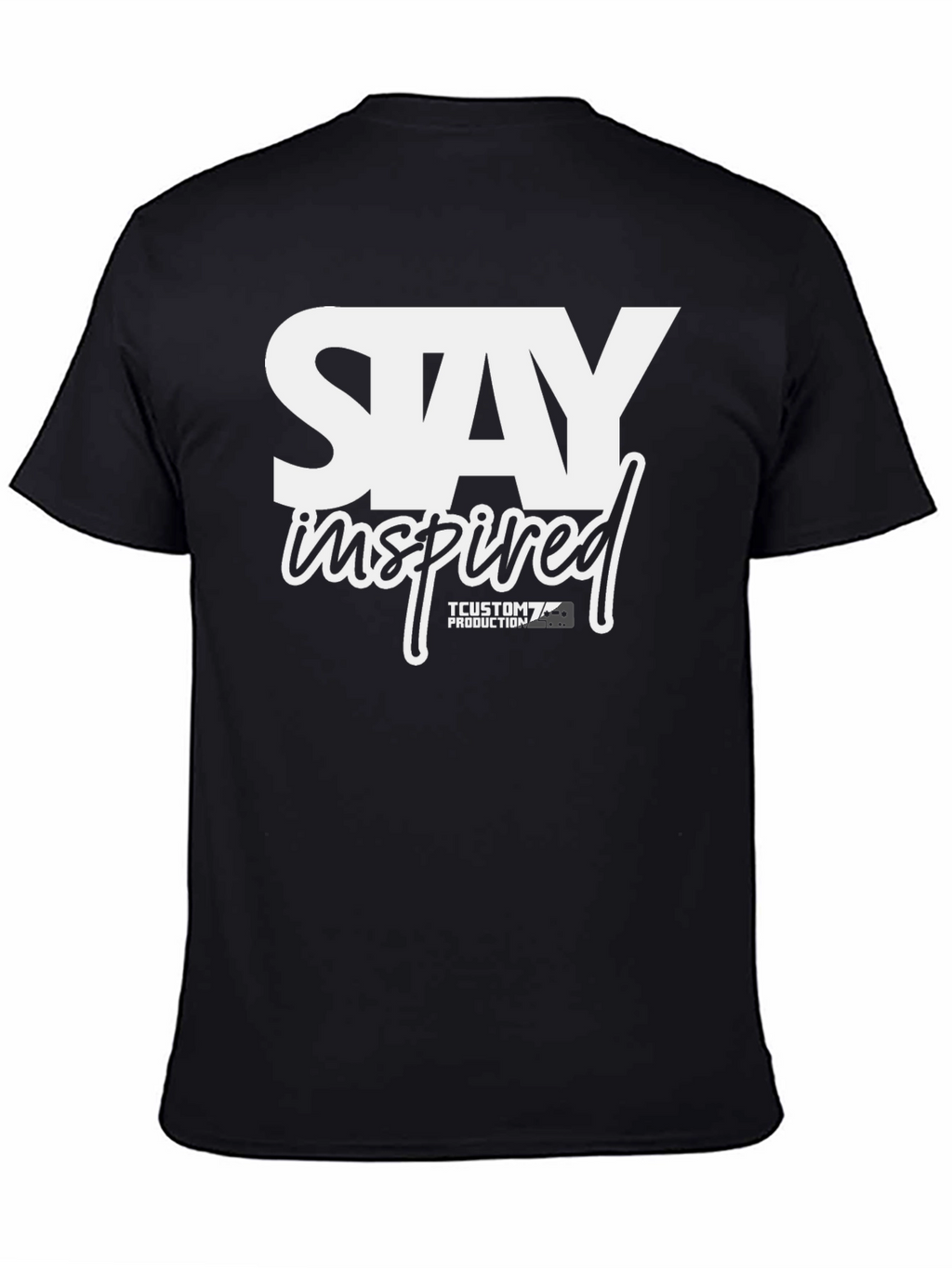 Stay Inspired Graphic T-Shirt - Black