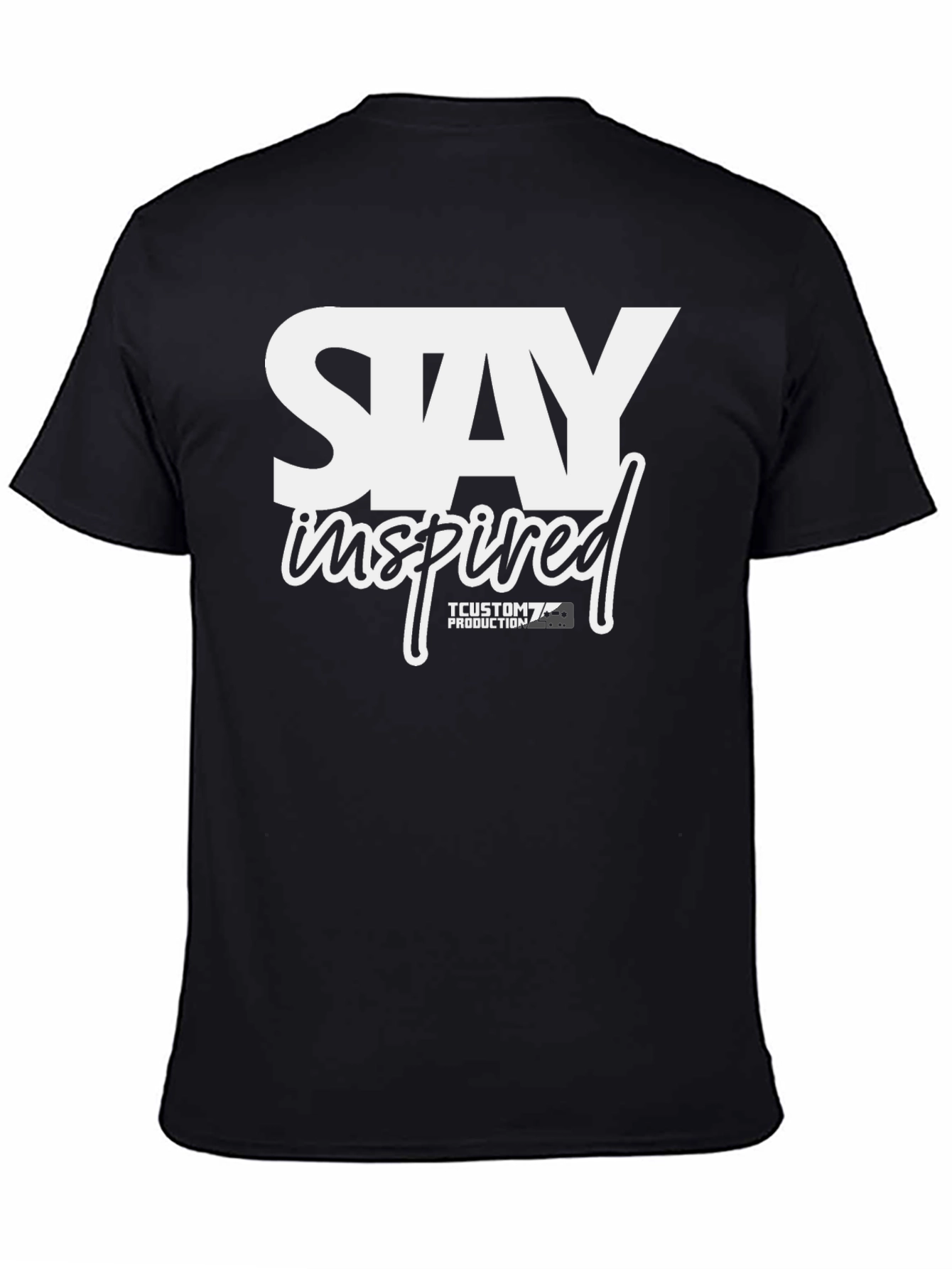Stay Inspired Graphic T-Shirt - Black