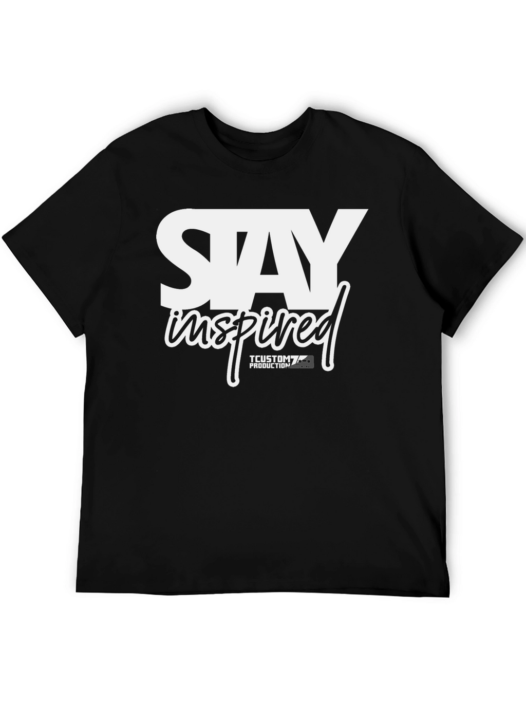 Stay Inspired Graphic T-Shirt - Black