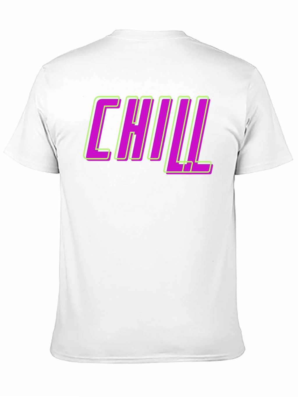 Chill Graphic Tee - Black Crew Neck T-Shirt