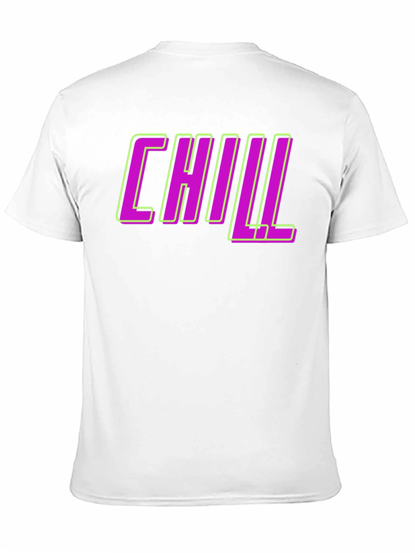Chill Graphic Tee - Black Crew Neck T-Shirt