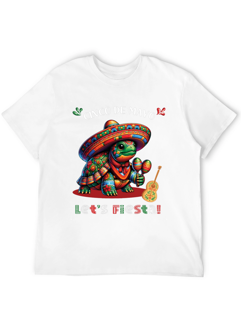 Cinco de Mayo Turtle Fiesta T-Shirt