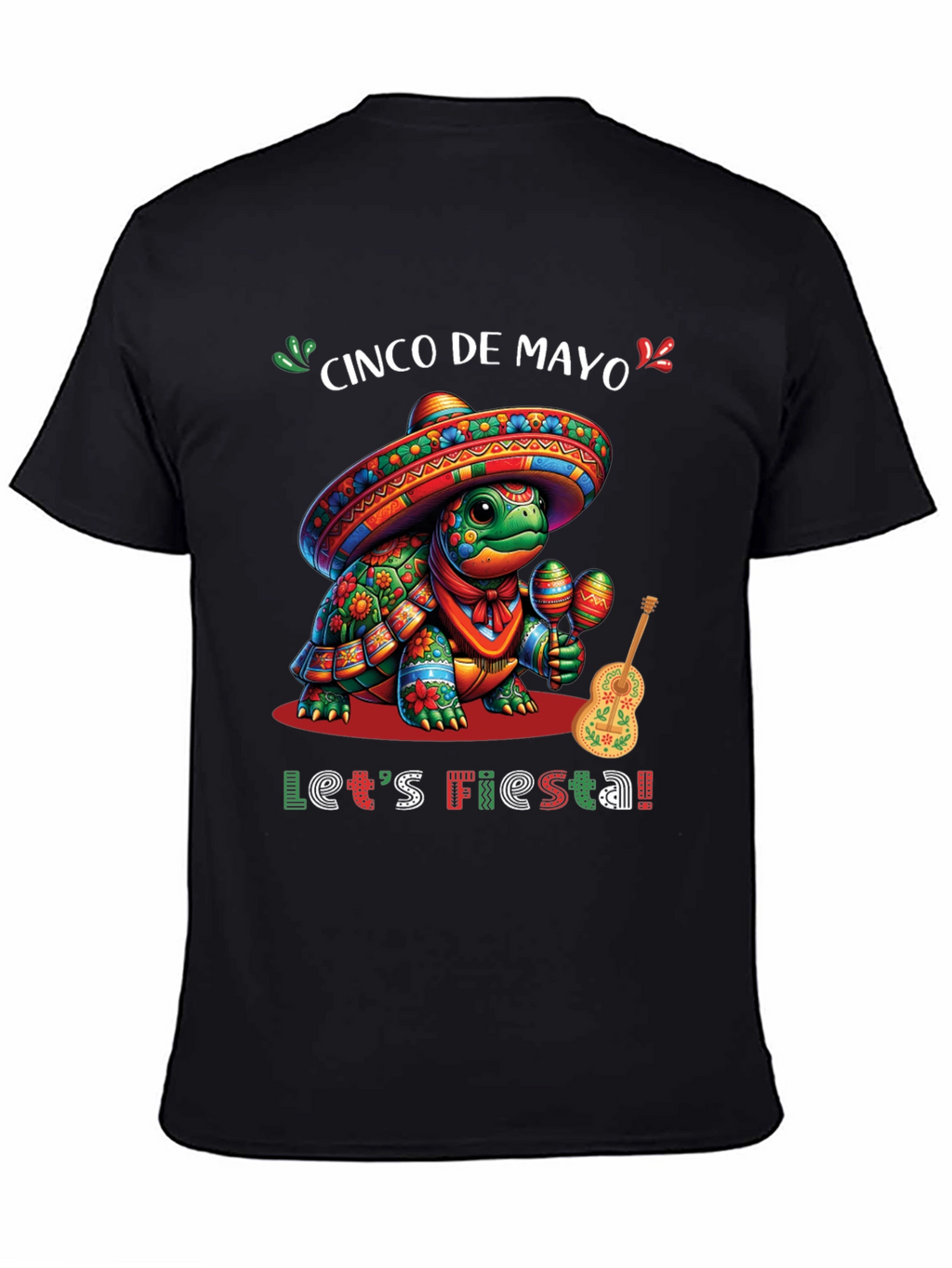 Cinco de Mayo Turtle Fiesta T-Shirt