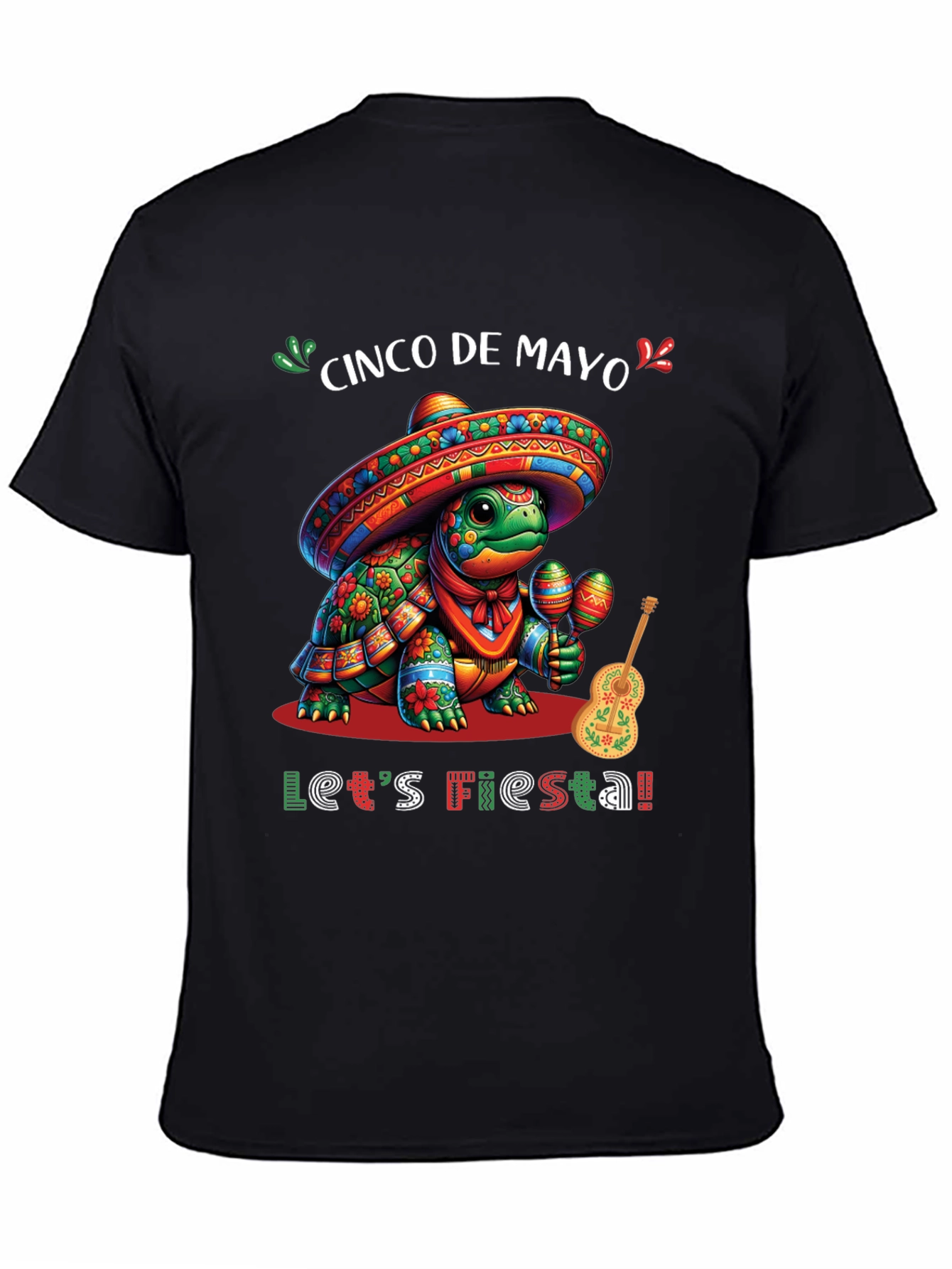 Cinco de Mayo Turtle Fiesta T-Shirt