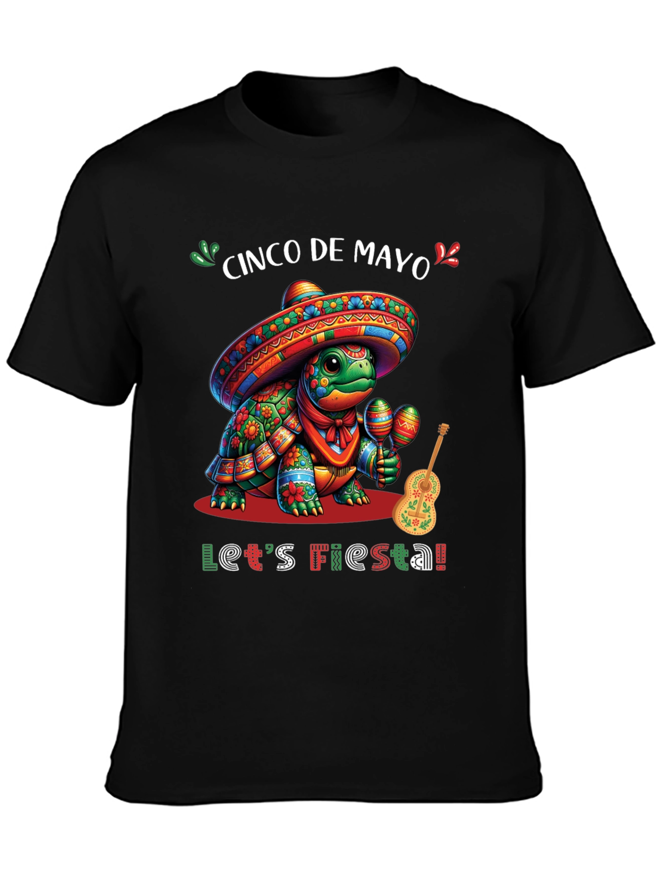 Cinco de Mayo Turtle Fiesta T-Shirt