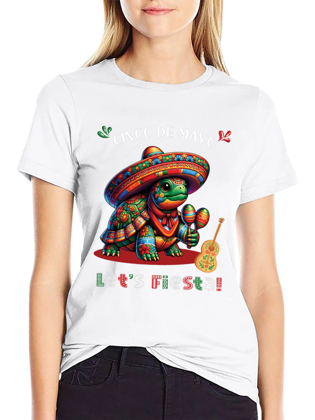 Cinco de Mayo Turtle Fiesta T-Shirt