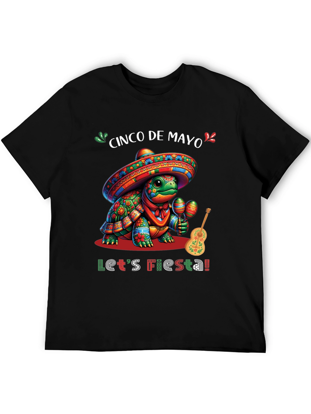 Cinco de Mayo Turtle Fiesta T-Shirt