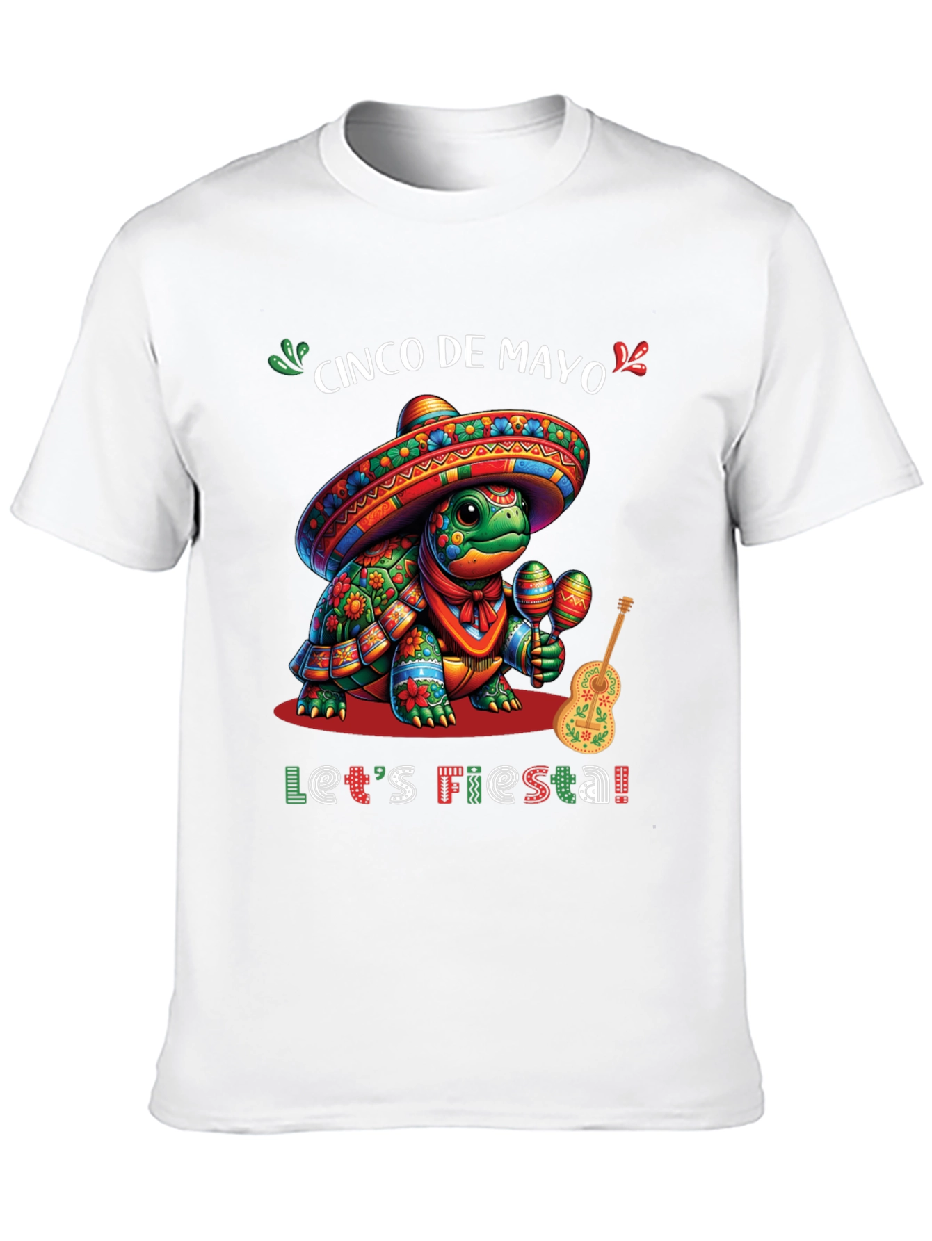 Cinco de Mayo Turtle Fiesta T-Shirt
