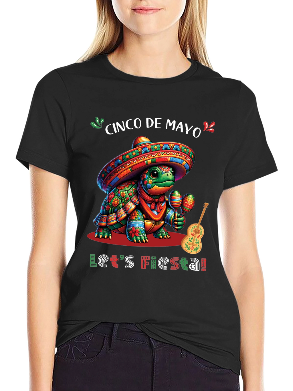 Cinco de Mayo Turtle Fiesta T-Shirt