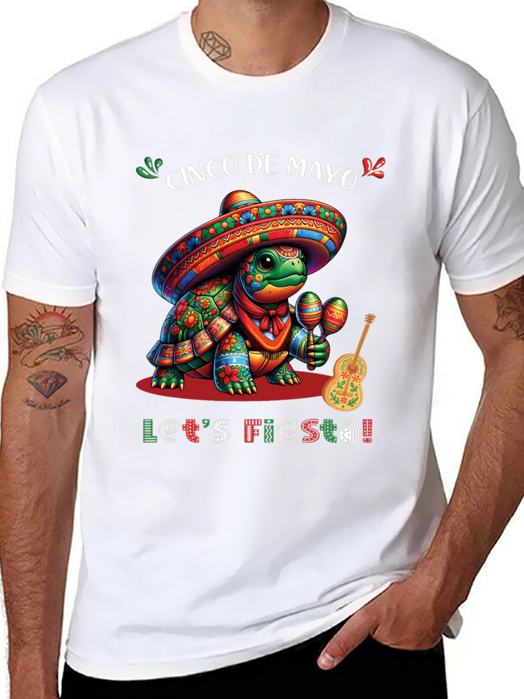 Cinco de Mayo Turtle Fiesta T-Shirt