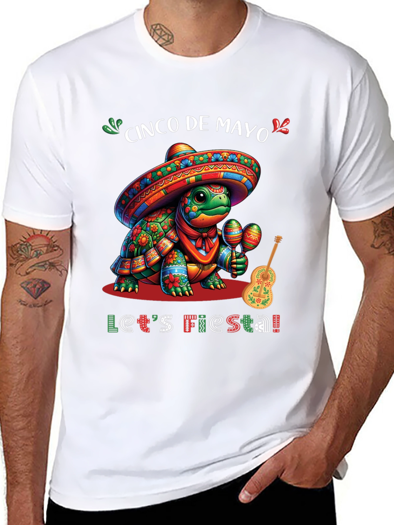 Cinco de Mayo Turtle Fiesta T-Shirt