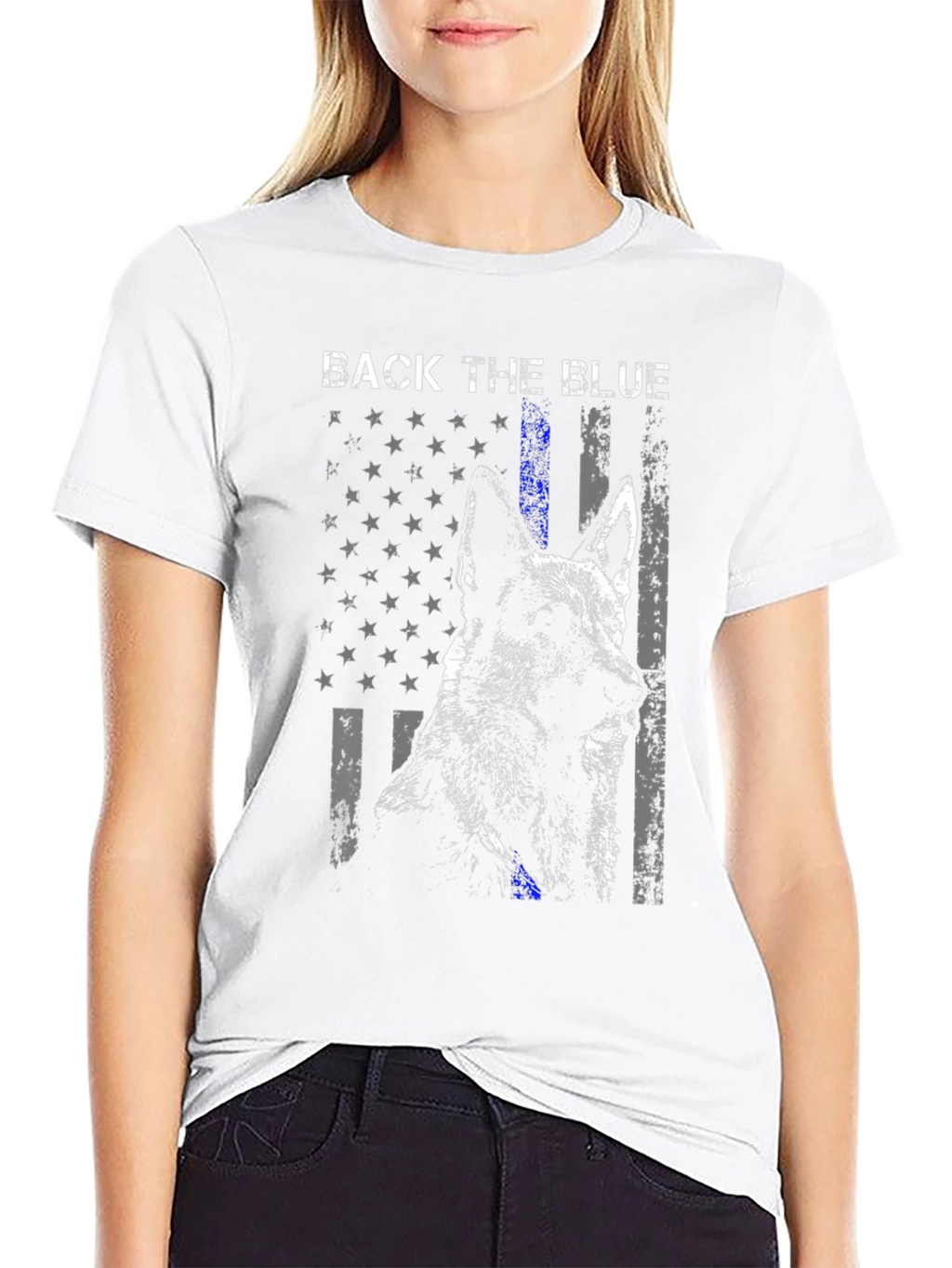 Back the Blue Dog T-Shirt
