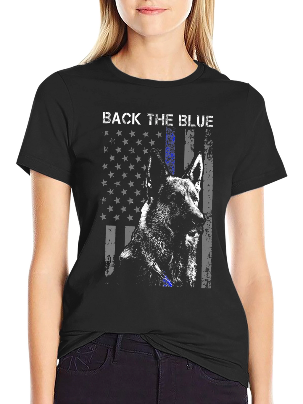 Back the Blue Dog T-Shirt