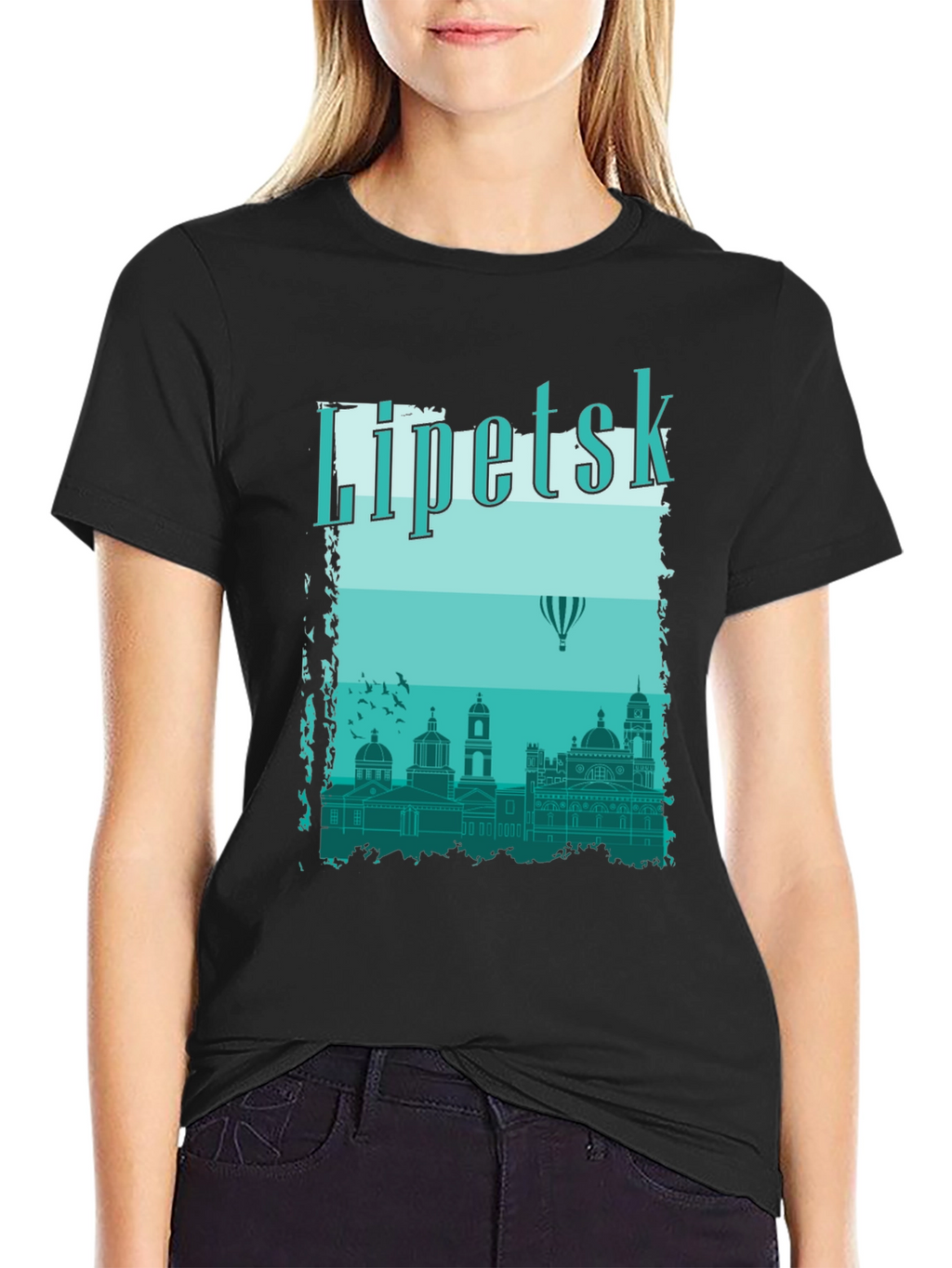 Lipetsk Skyline Graphic T-Shirt