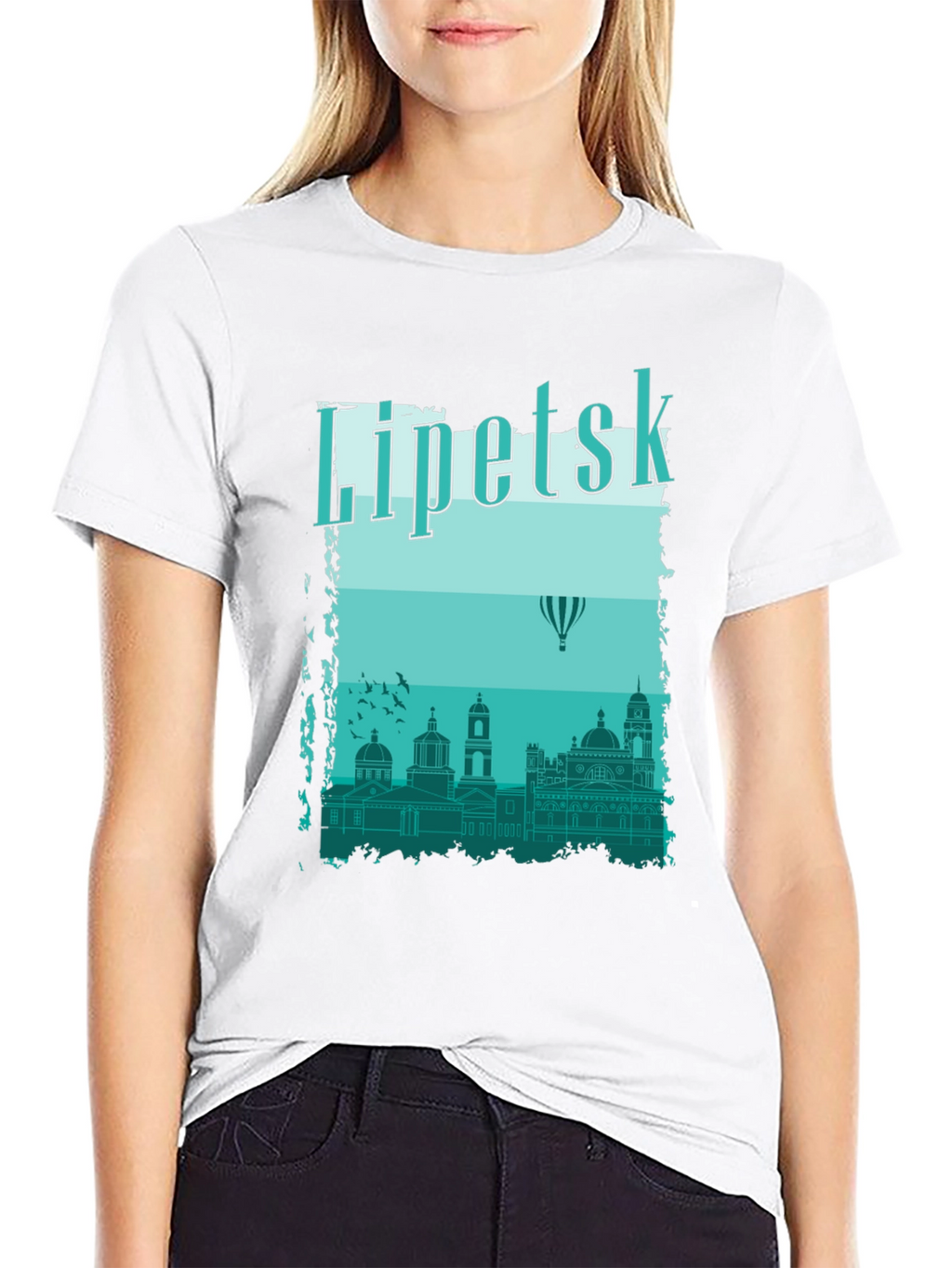 Lipetsk Skyline Graphic T-Shirt