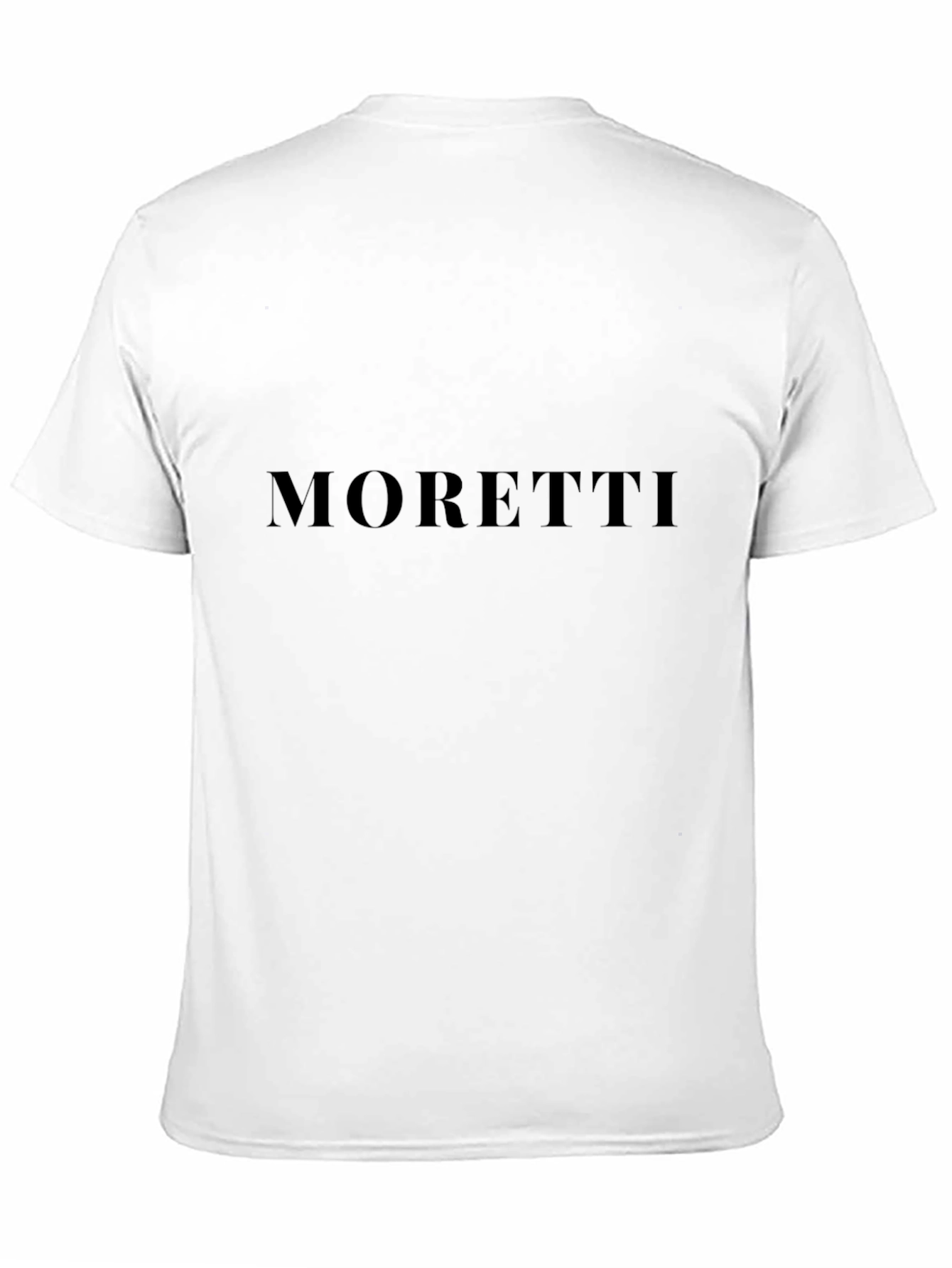 Mens Black Moretti Graphic Tee - Casual Style