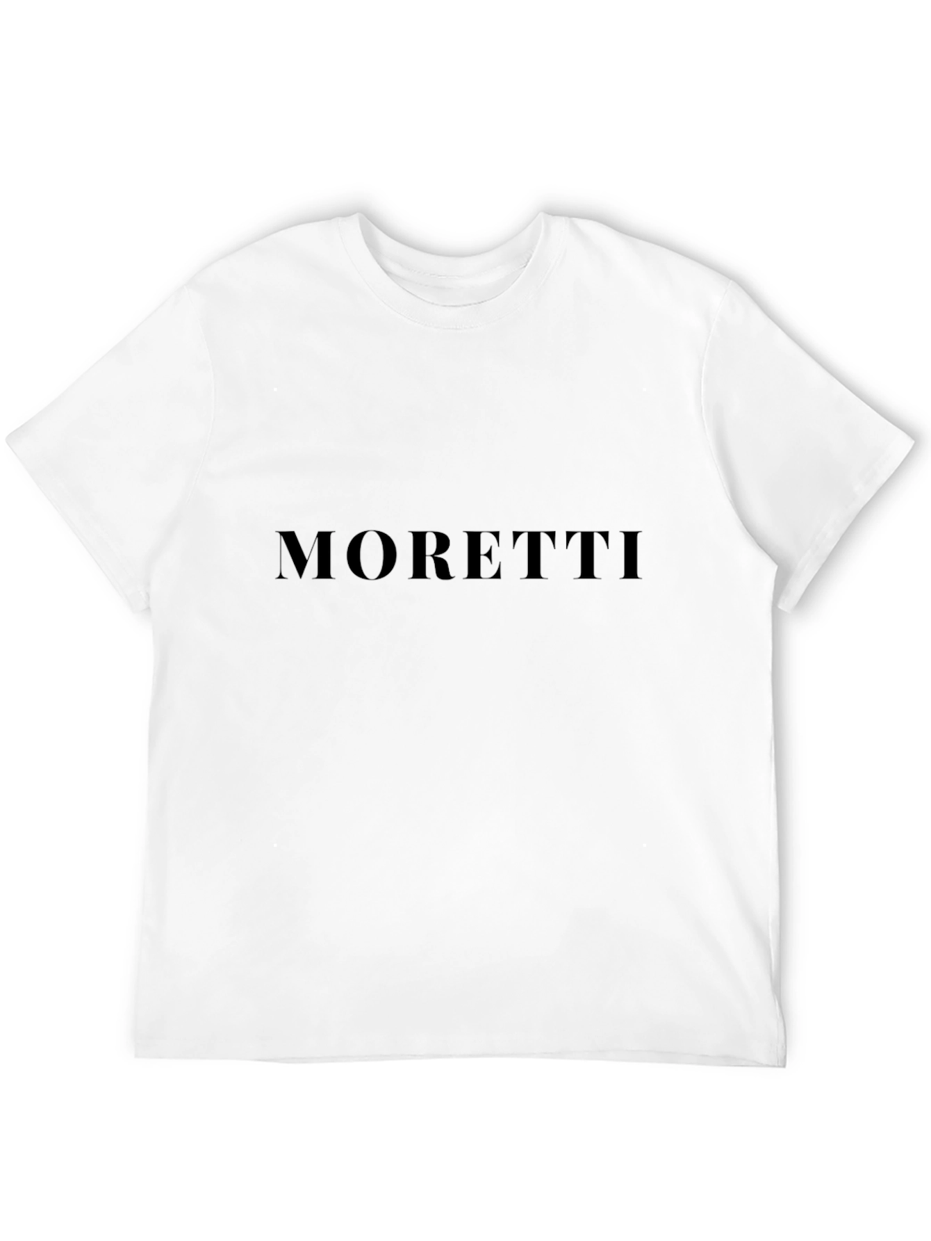 Mens Black Moretti Graphic Tee - Casual Style