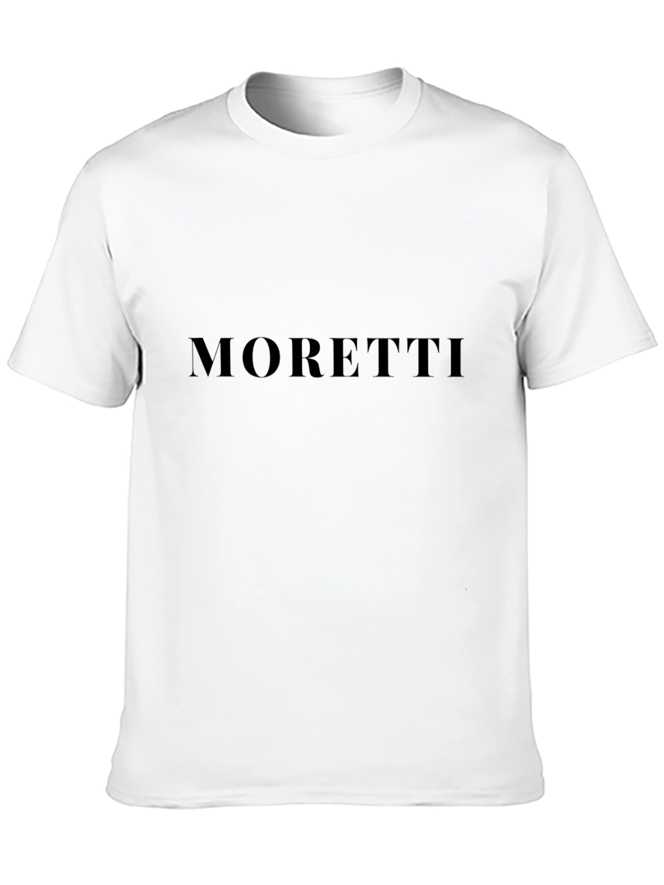 Mens Black Moretti Graphic Tee - Casual Style