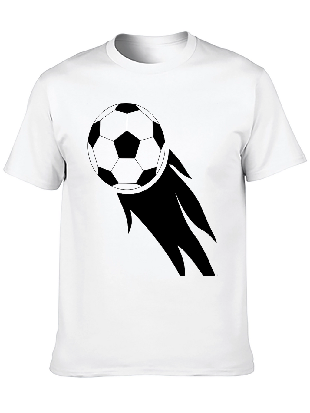 Soccer Ball Graphic Black Tee