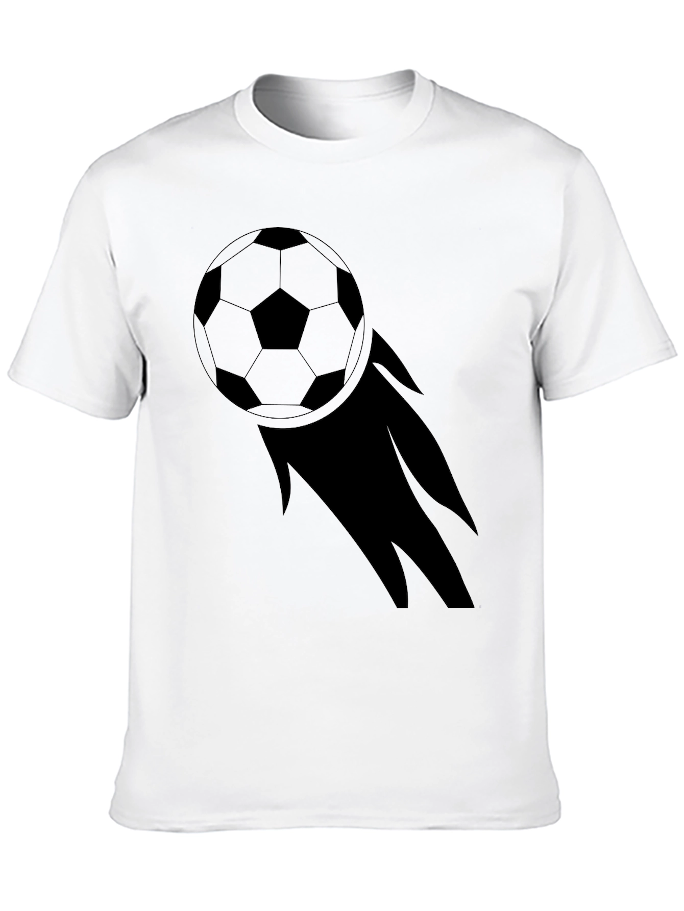 Soccer Ball Graphic Black Tee