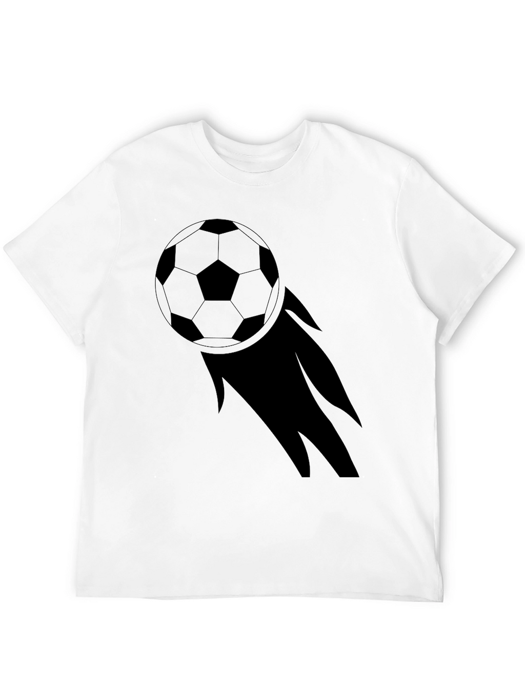 Soccer Ball Graphic Black Tee