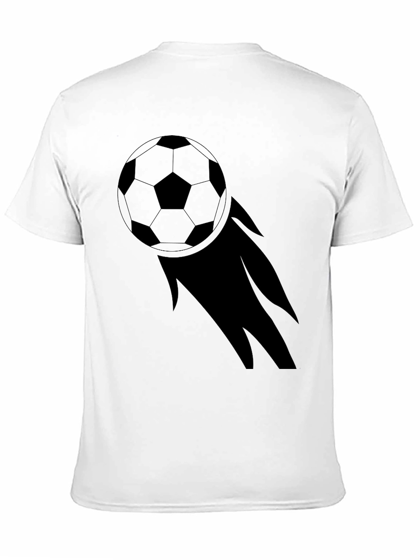 Soccer Ball Graphic Black Tee