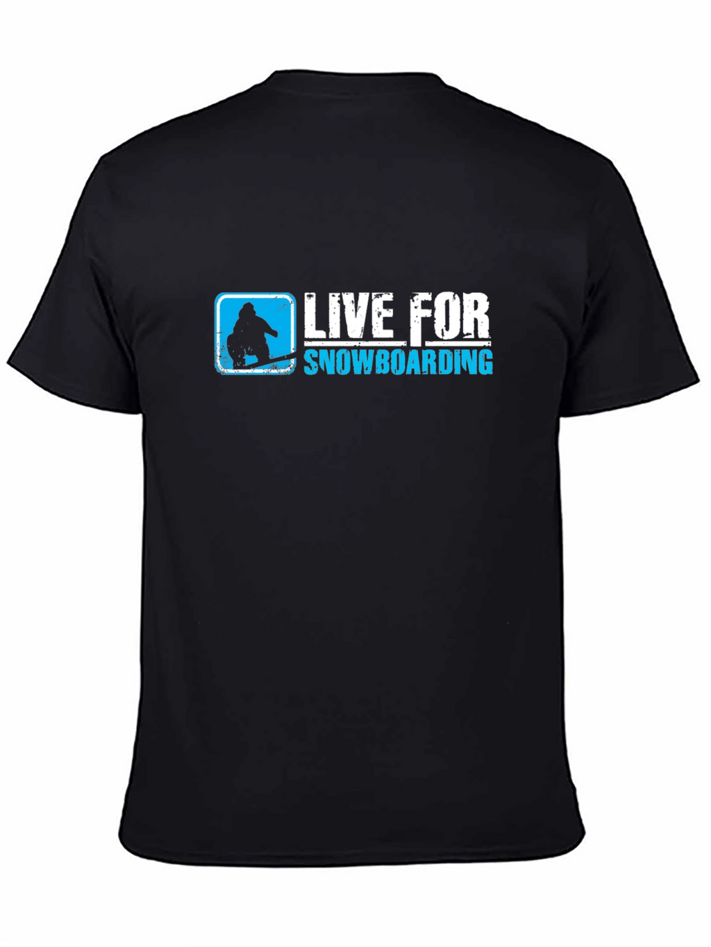 Live for Snowboarding Black T-Shirt