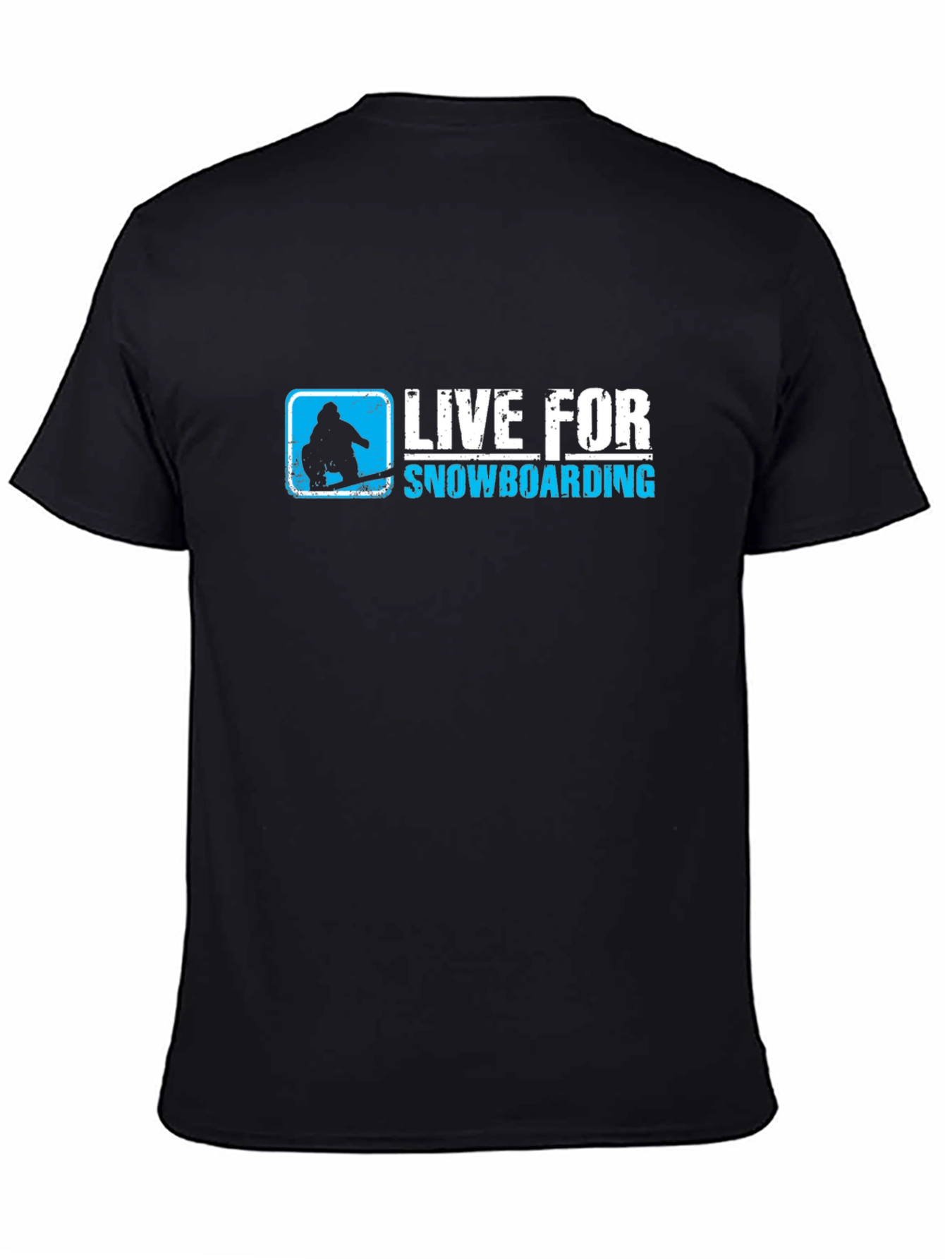 Live for Snowboarding Black T-Shirt