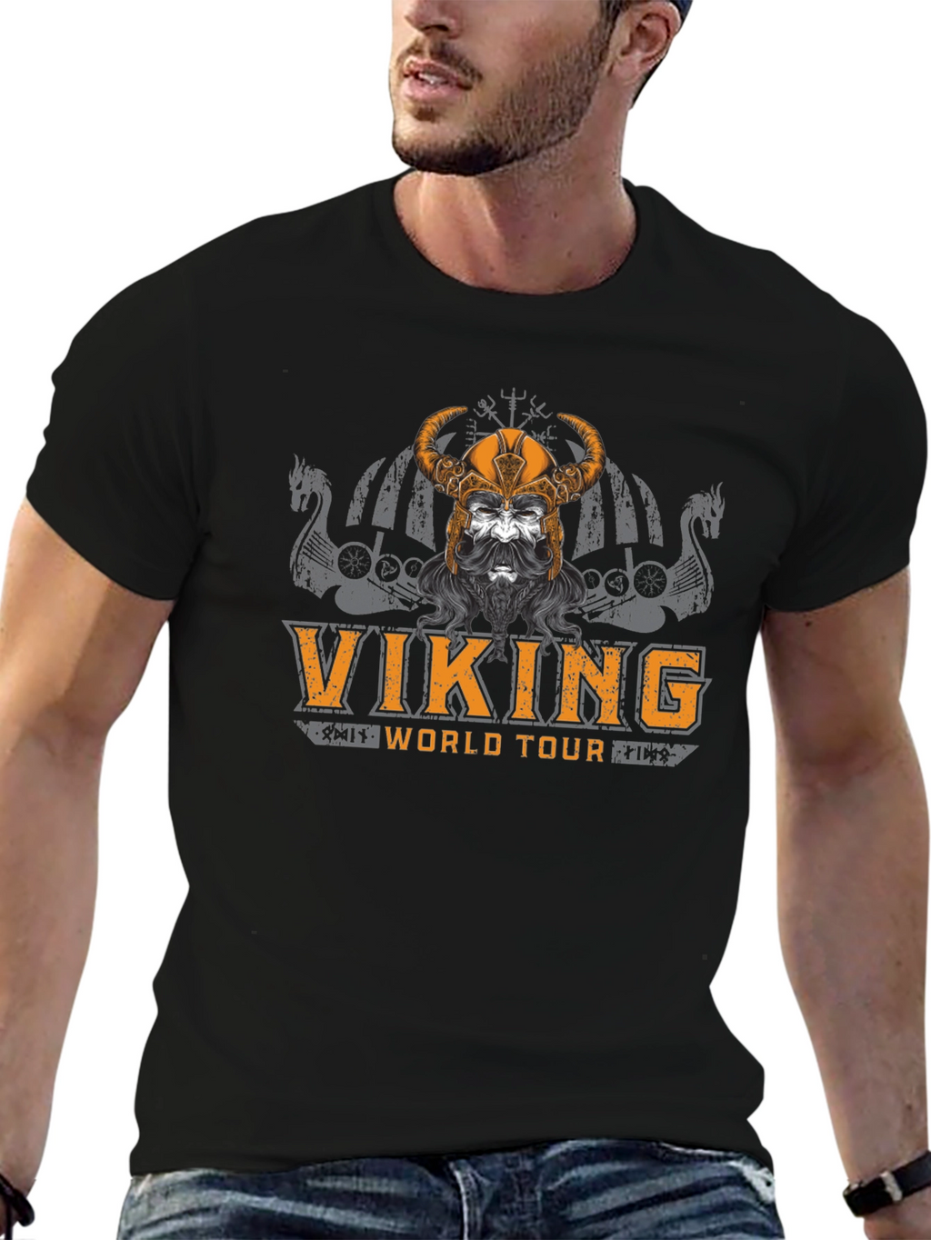 Viking World Tour Black T-Shirt