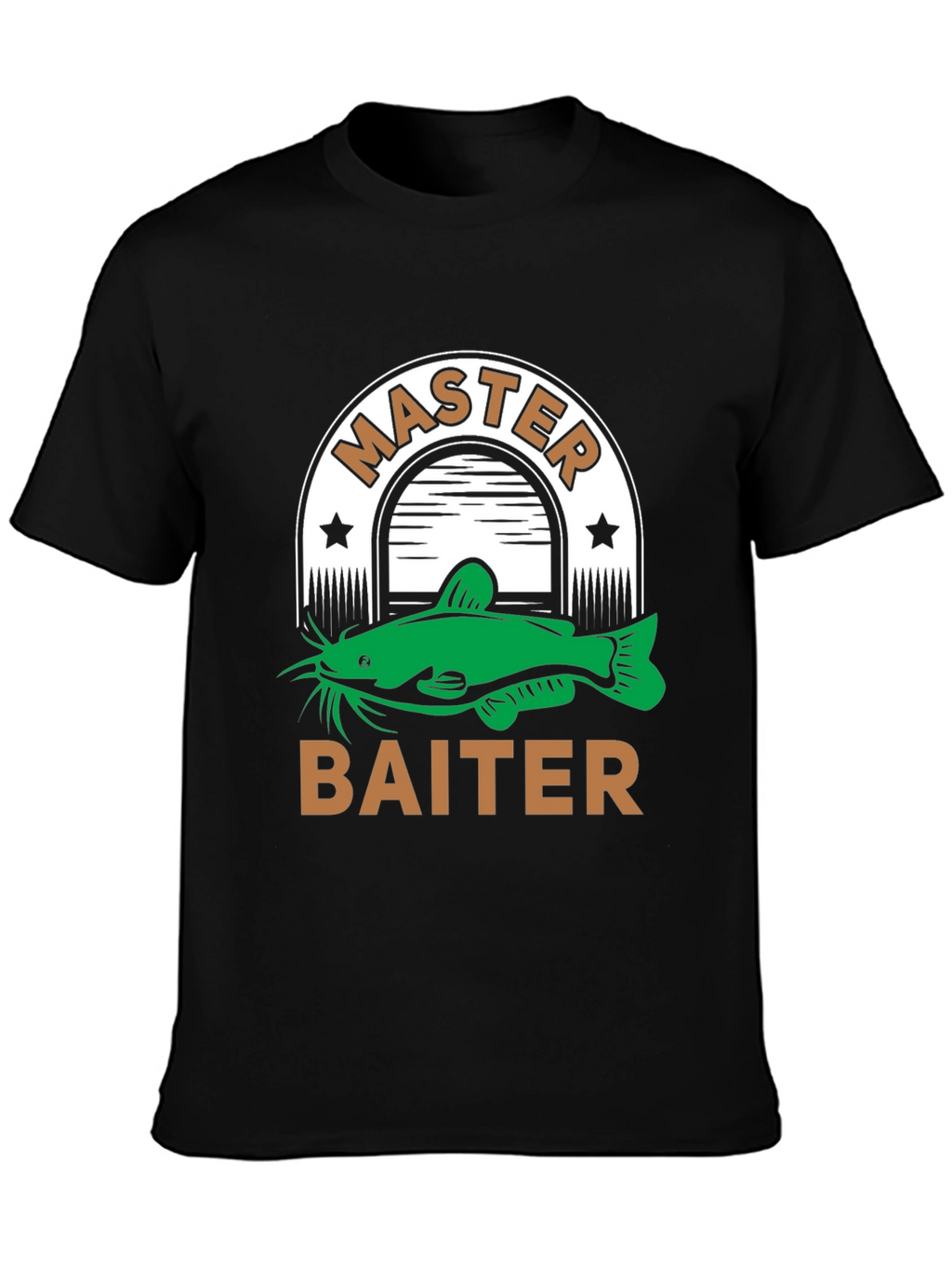 Master Baiter T-Shirt Fishing Humor Tee