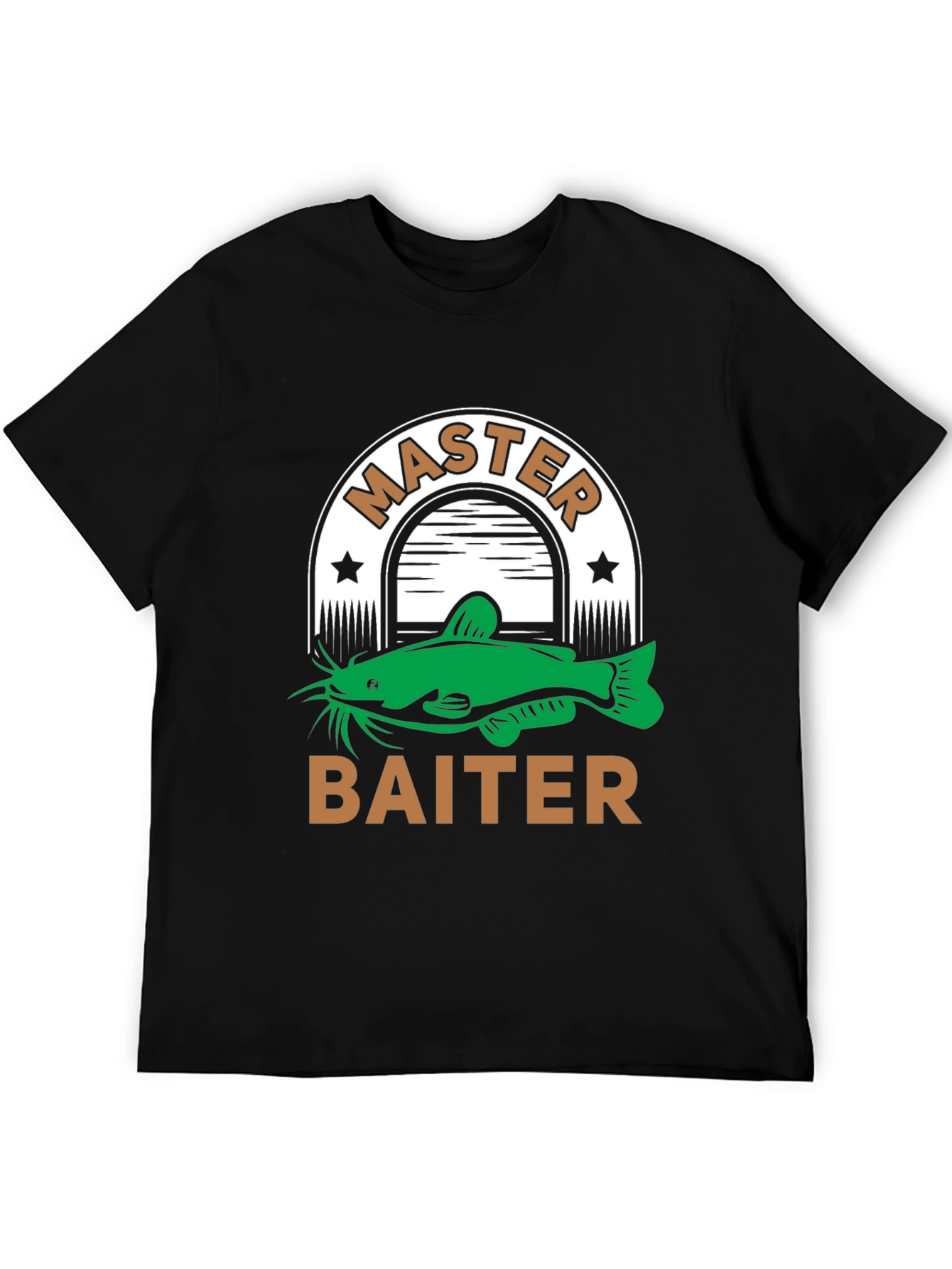 Master Baiter T-Shirt Fishing Humor Tee