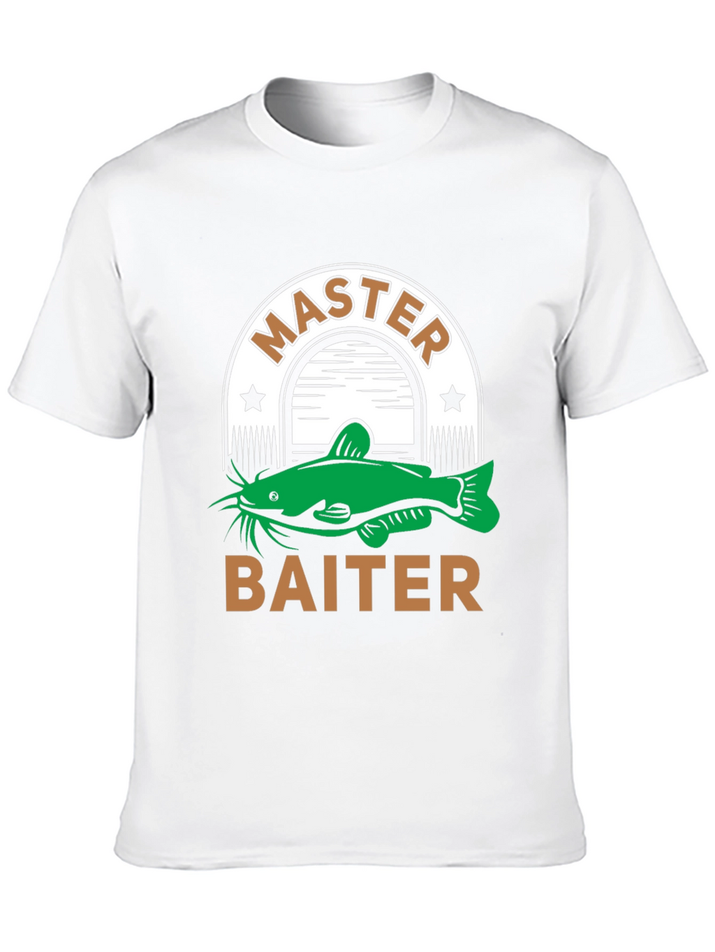 Master Baiter T-Shirt Fishing Humor Tee
