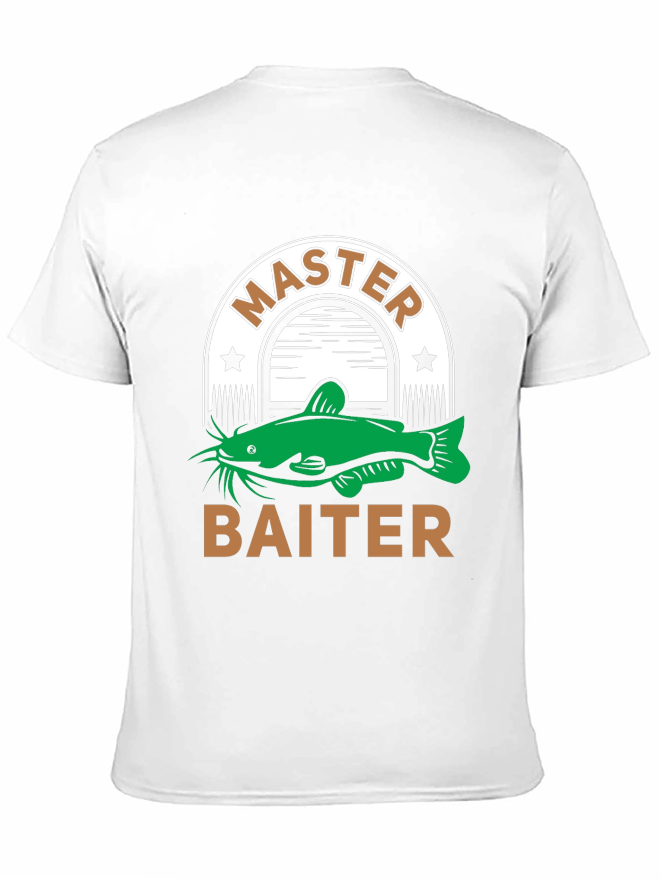 Master Baiter T-Shirt Fishing Humor Tee